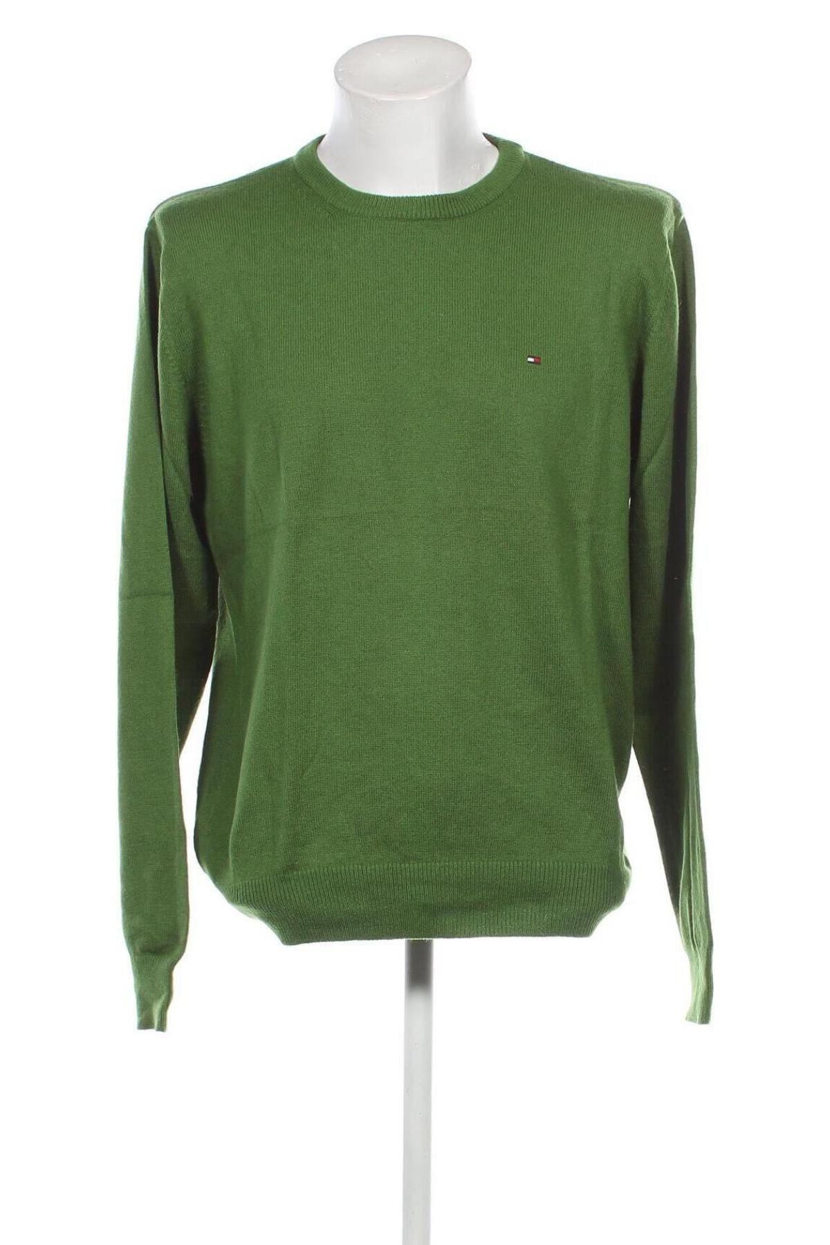 Ανδρικό πουλόβερ Tommy Hilfiger, Μέγεθος XL, Χρώμα Πράσινο, Τιμή 33,58 €