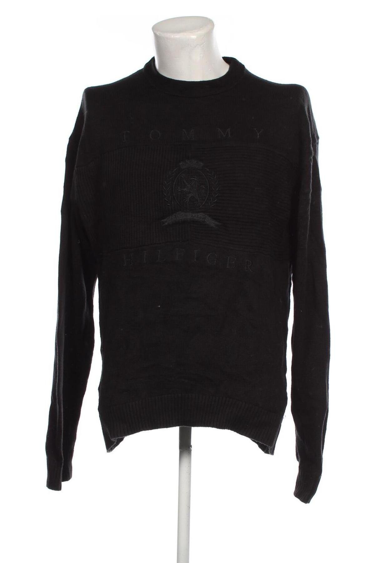 Pulover de bărbați Tommy Hilfiger, Mărime XL, Culoare Negru, Preț 278,12 Lei