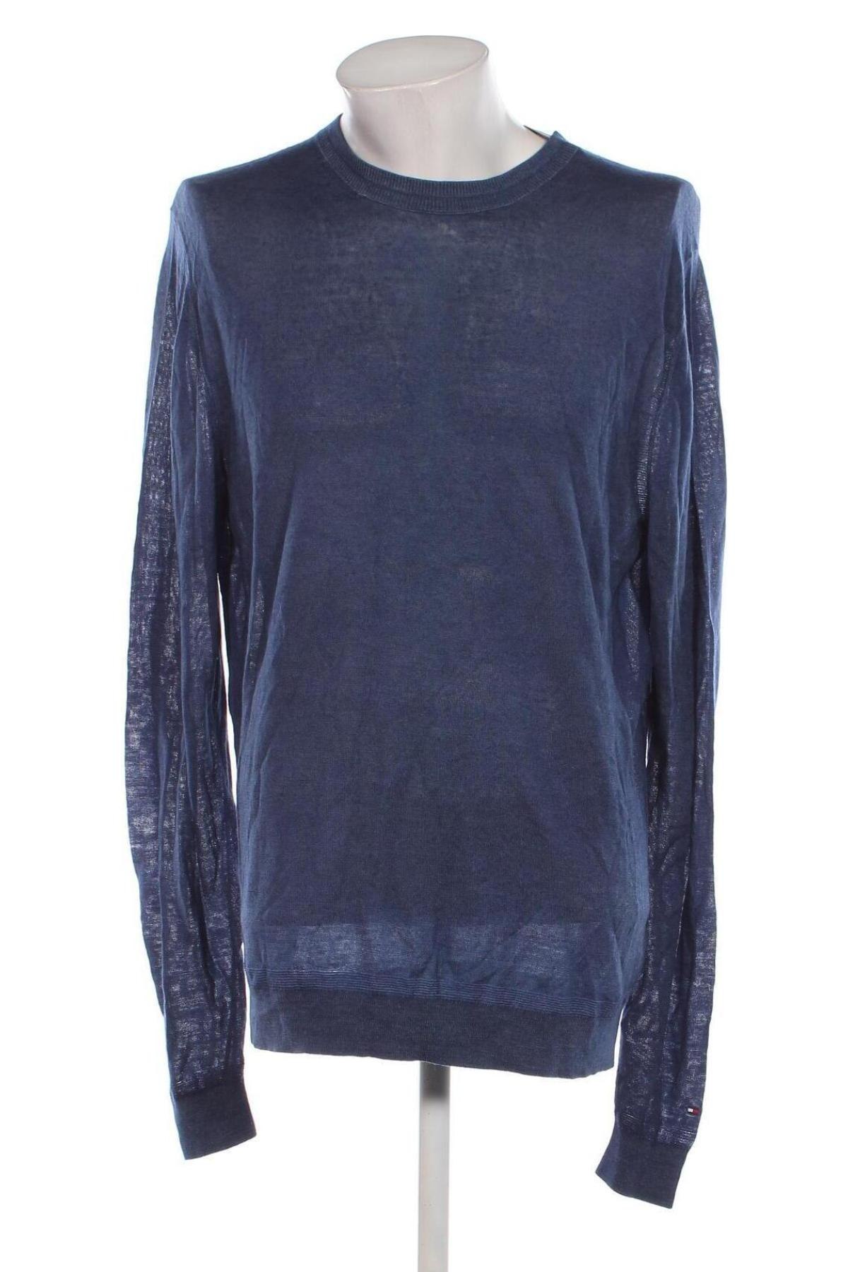 Herrenpullover Tommy Hilfiger, Größe XL, Farbe Blau, Preis 55,74 €