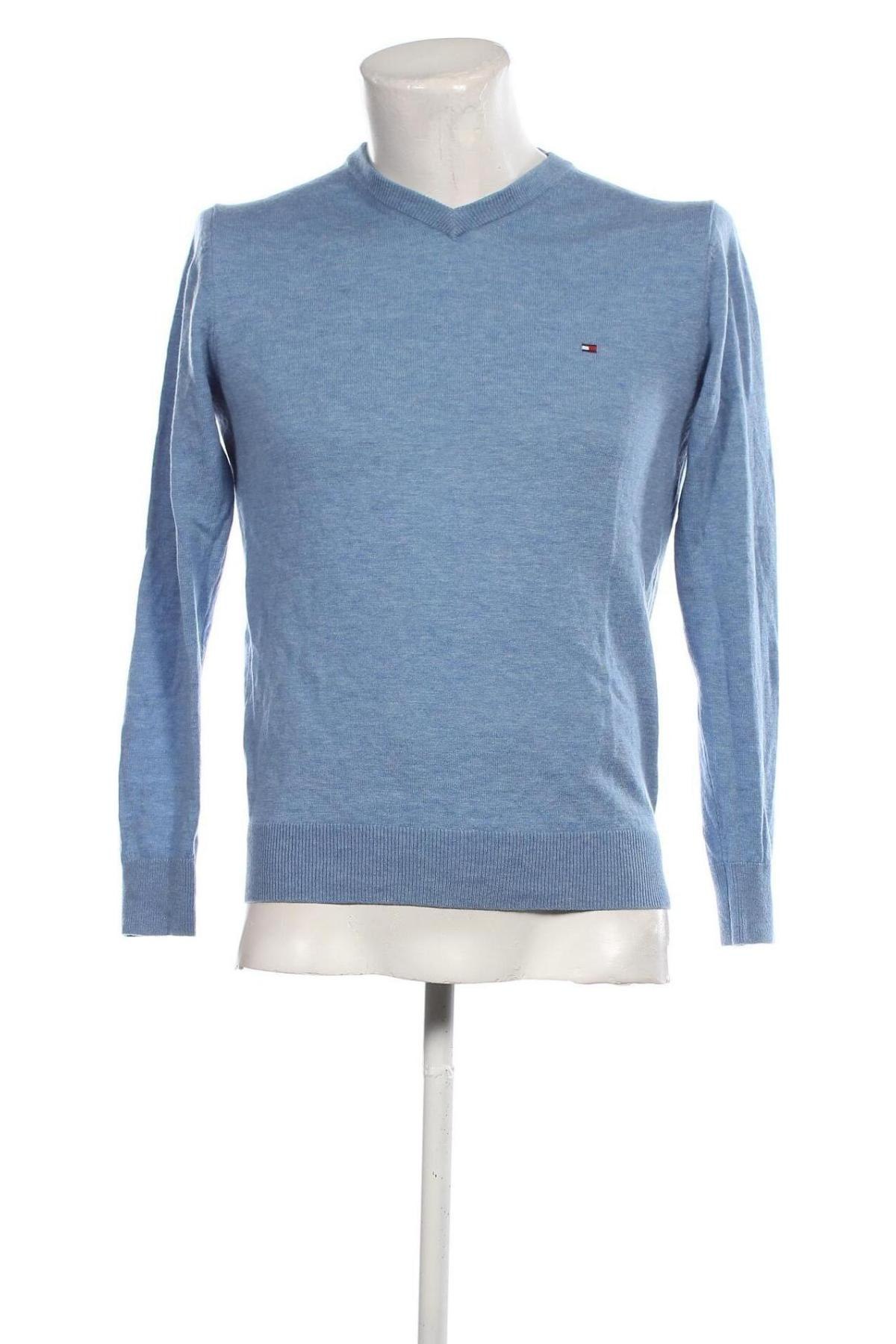 Herrenpullover Tommy Hilfiger, Größe M, Farbe Blau, Preis 58,83 €