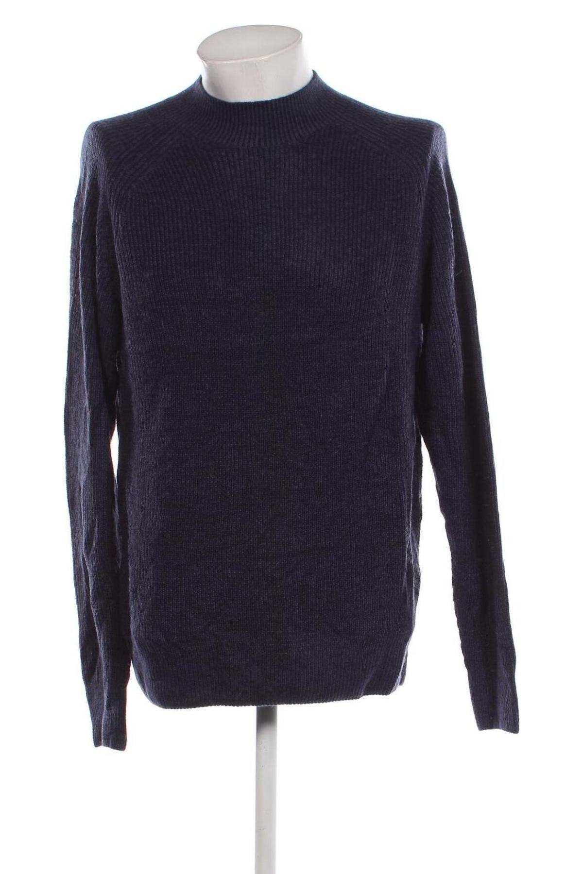 Мъжки пуловер Uniqlo, Размер XL, Цвят Син, Цена 21,08 лв.