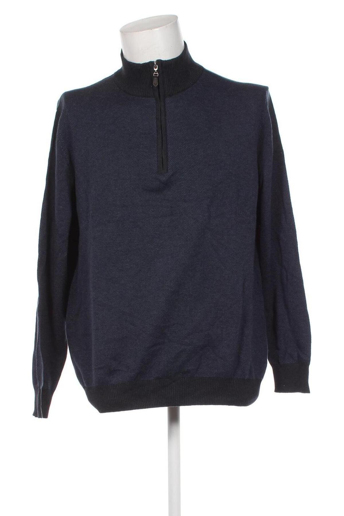 Ανδρικό πουλόβερ Walbusch, Μέγεθος XL, Χρώμα Μπλέ, Τιμή 82,27 €
