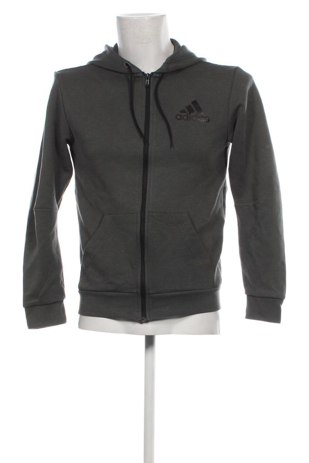 Herren Sweatshirt Adidas, Größe S, Farbe Grün, Preis 32,53 €