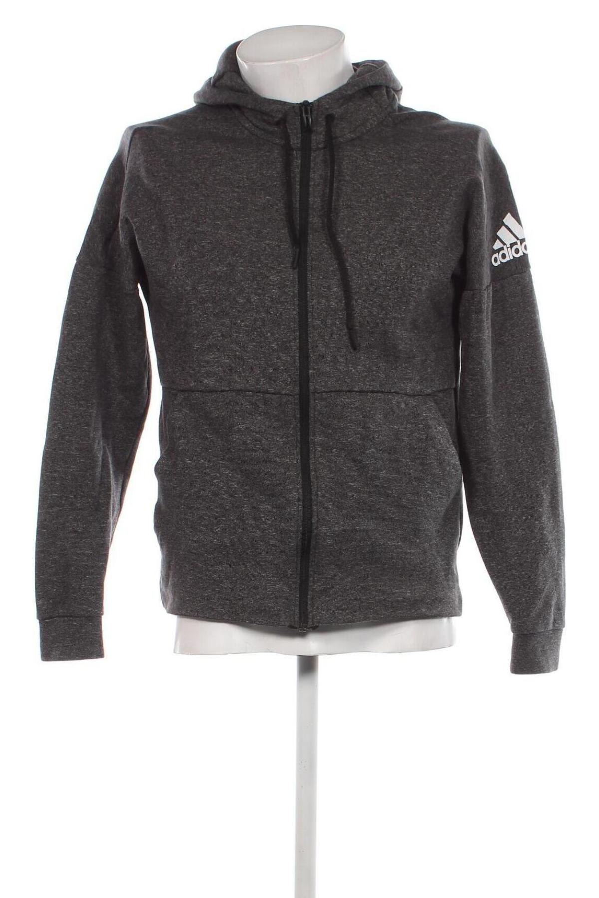 Herren Sweatshirt Adidas, Größe M, Farbe Grau, Preis € 36,36