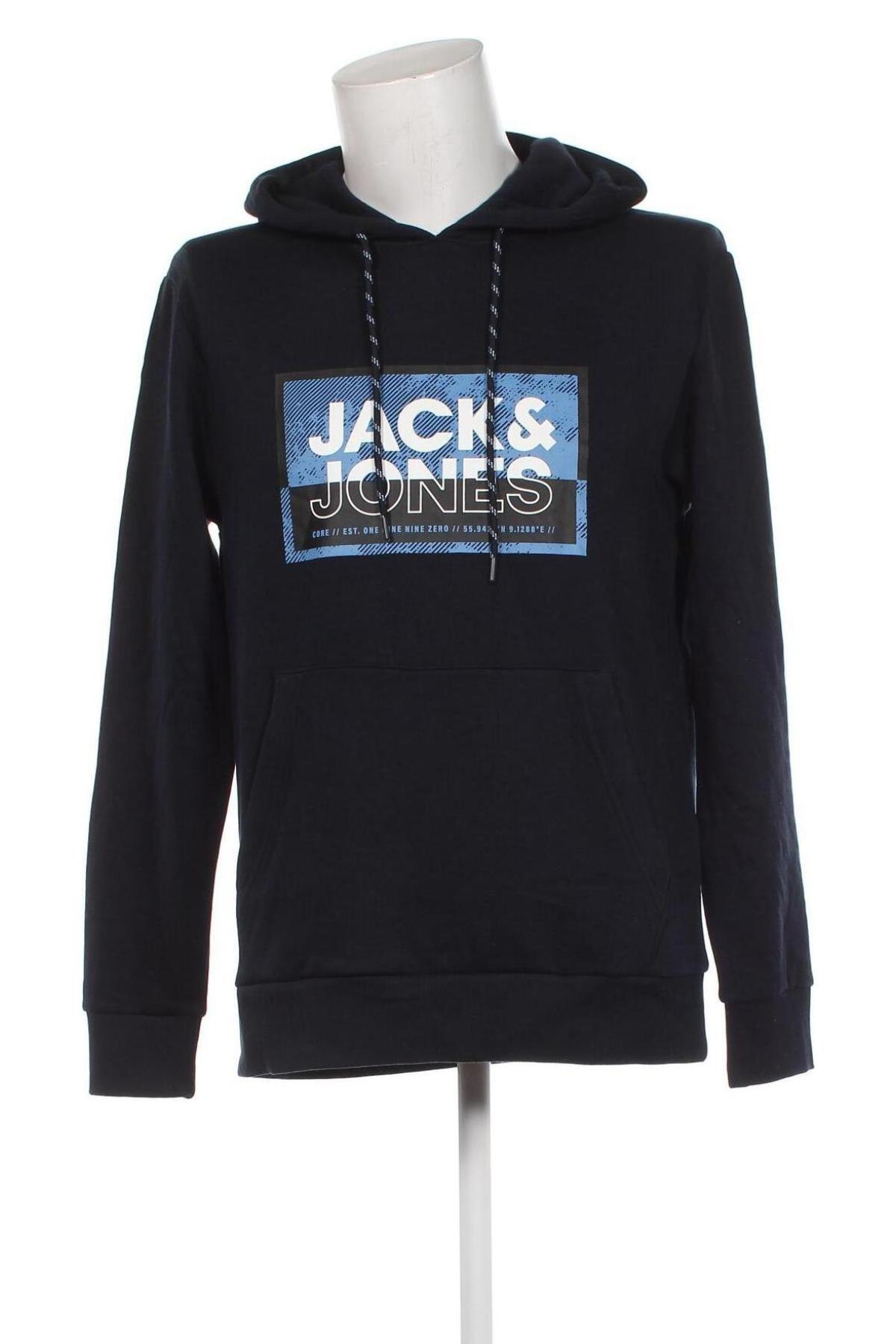 Мъжки суичър Jack & Jones, Размер L, Цвят Син, Цена 82,00 лв.