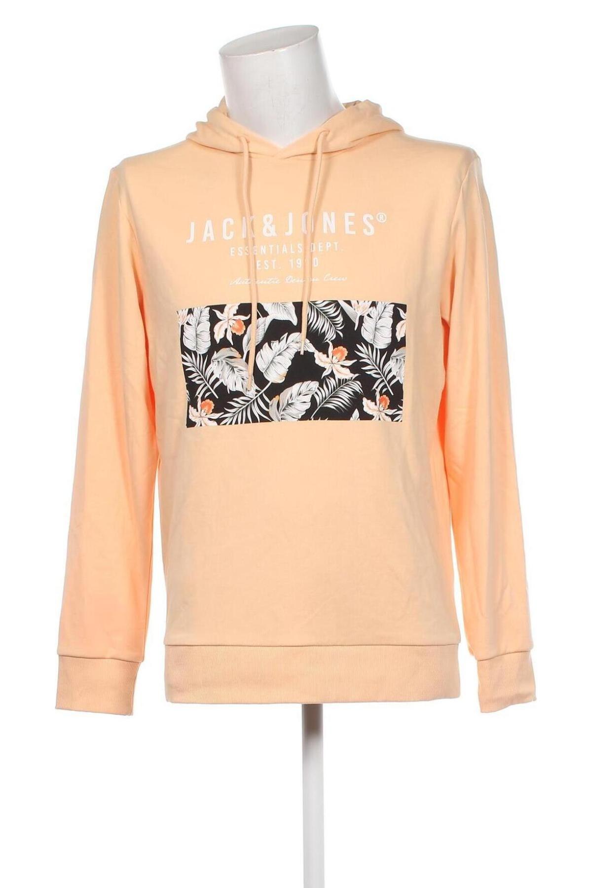 Herren Sweatshirt Jack & Jones, Größe L, Farbe Orange, Preis 14,79 €