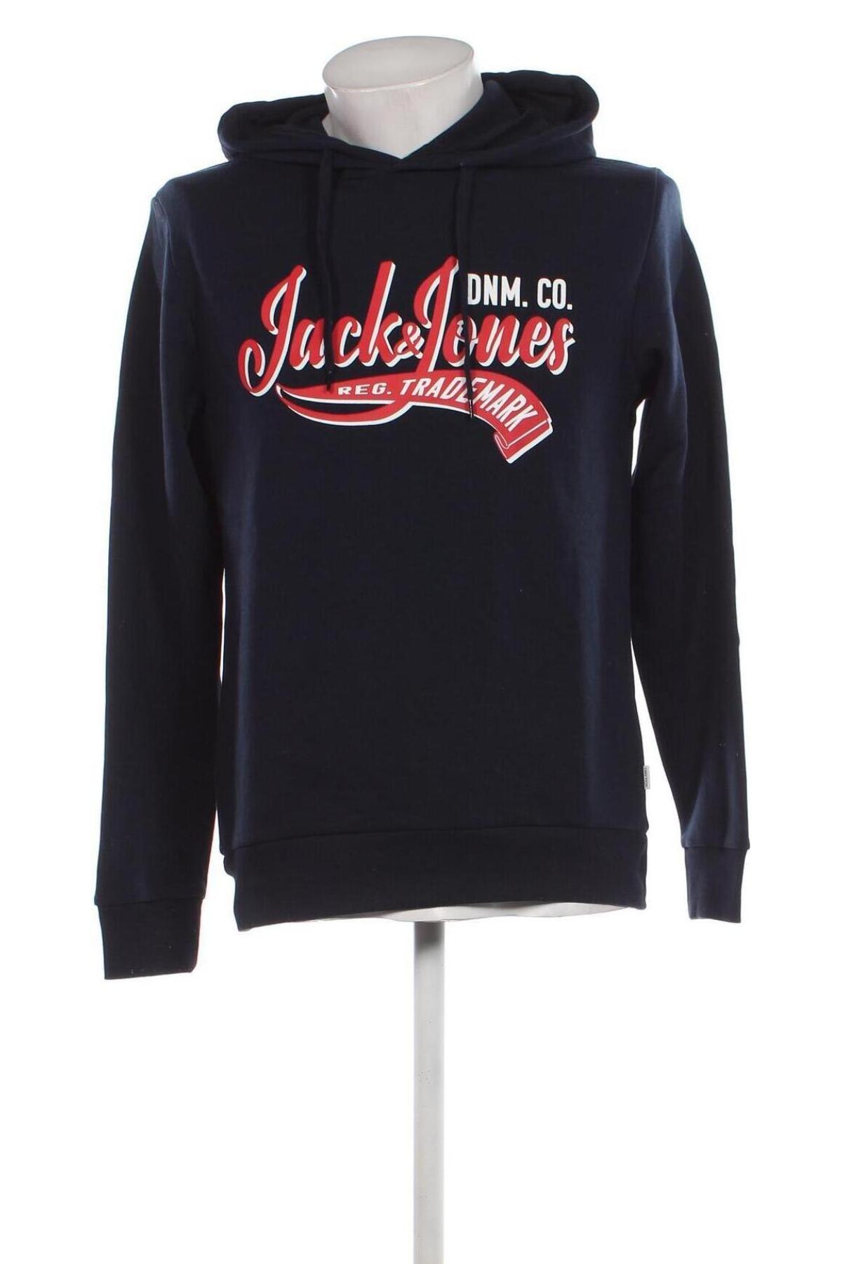Herren Sweatshirt Jack & Jones, Größe M, Farbe Blau, Preis 19,02 €