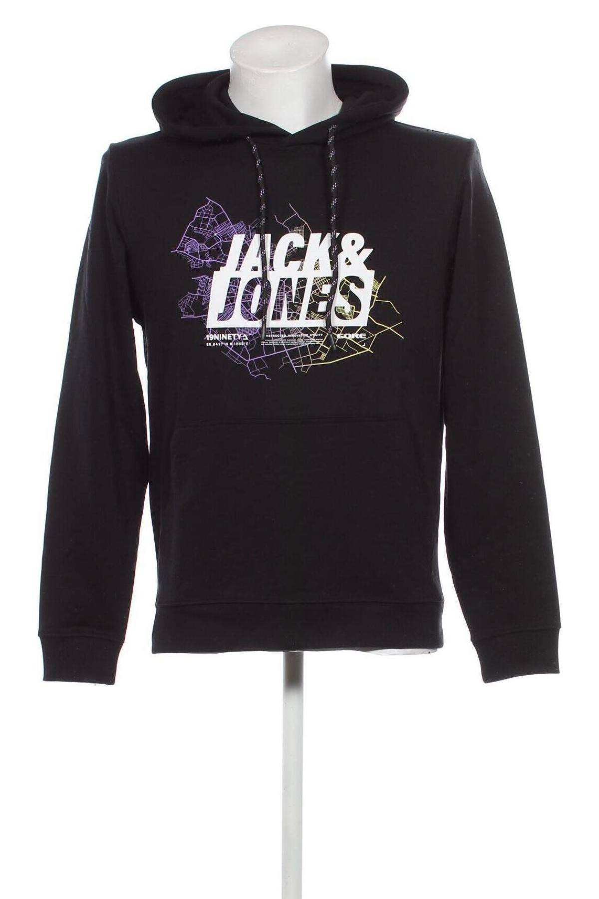 Męska bluza Jack & Jones, Rozmiar M, Kolor Czarny, Cena 98,36 zł