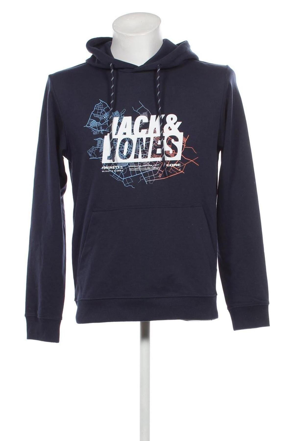Herren Sweatshirt Jack & Jones, Größe M, Farbe Blau, Preis € 21,14