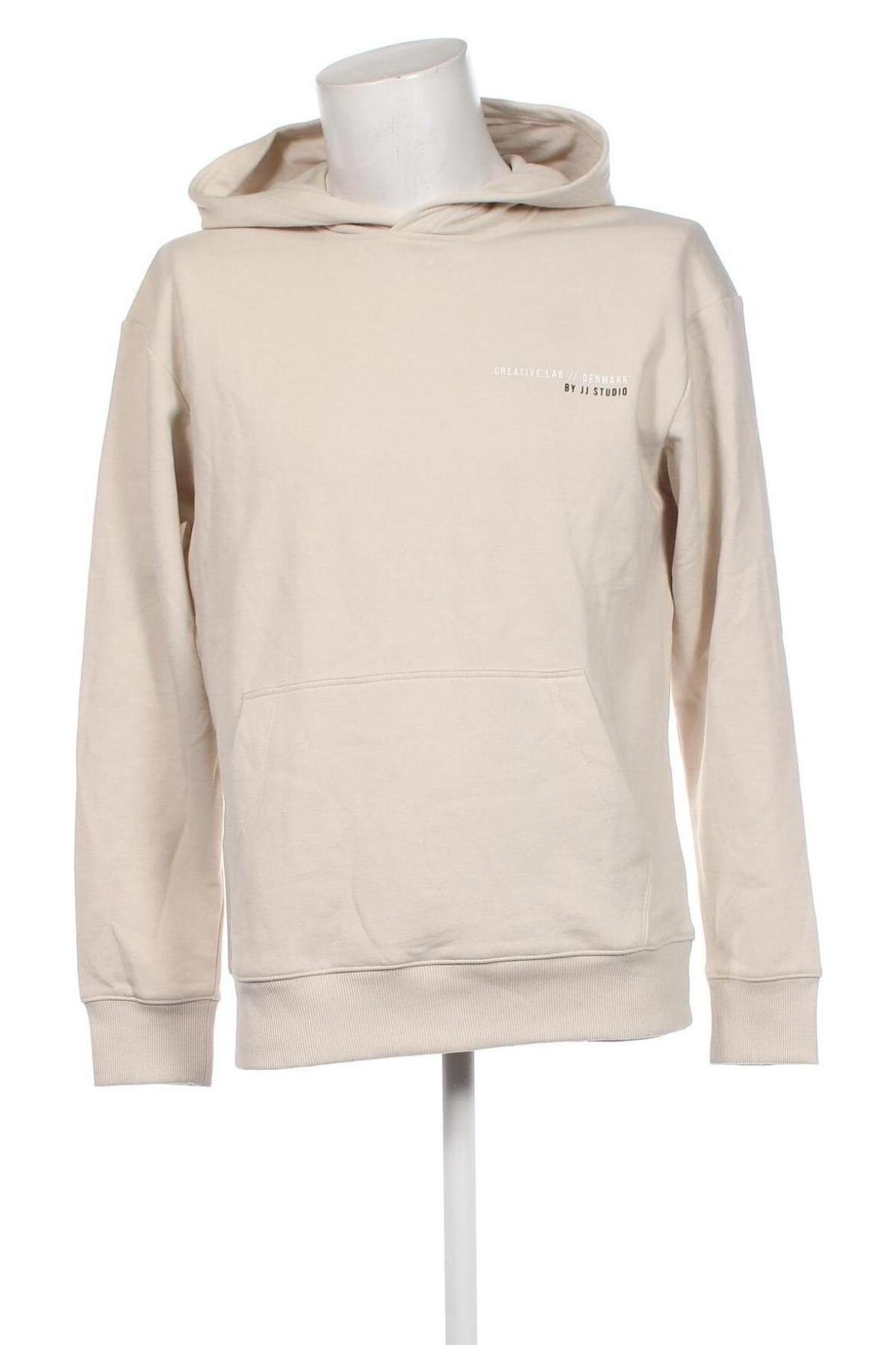 Herren Sweatshirt Jack & Jones, Größe L, Farbe Beige, Preis € 16,91