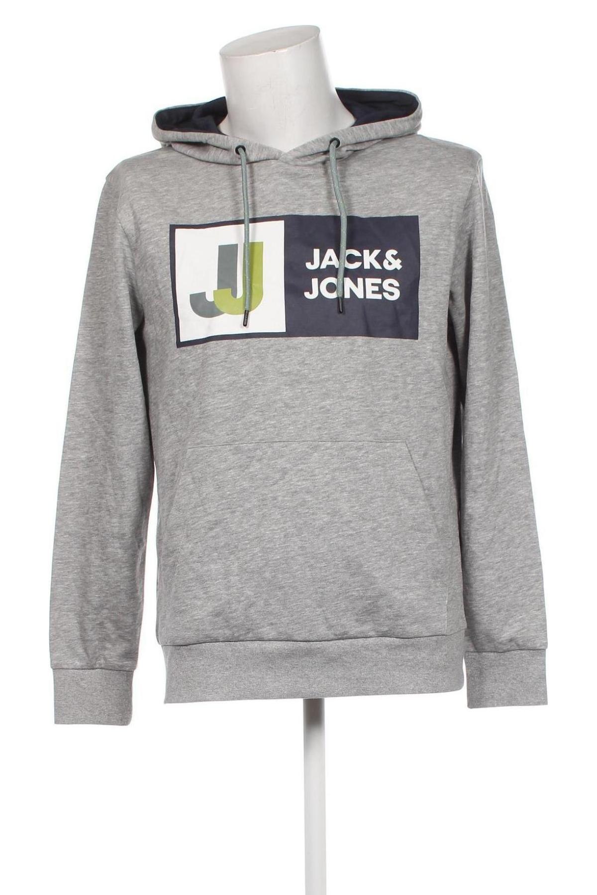 Herren Sweatshirt Jack & Jones, Größe L, Farbe Grau, Preis € 14,79