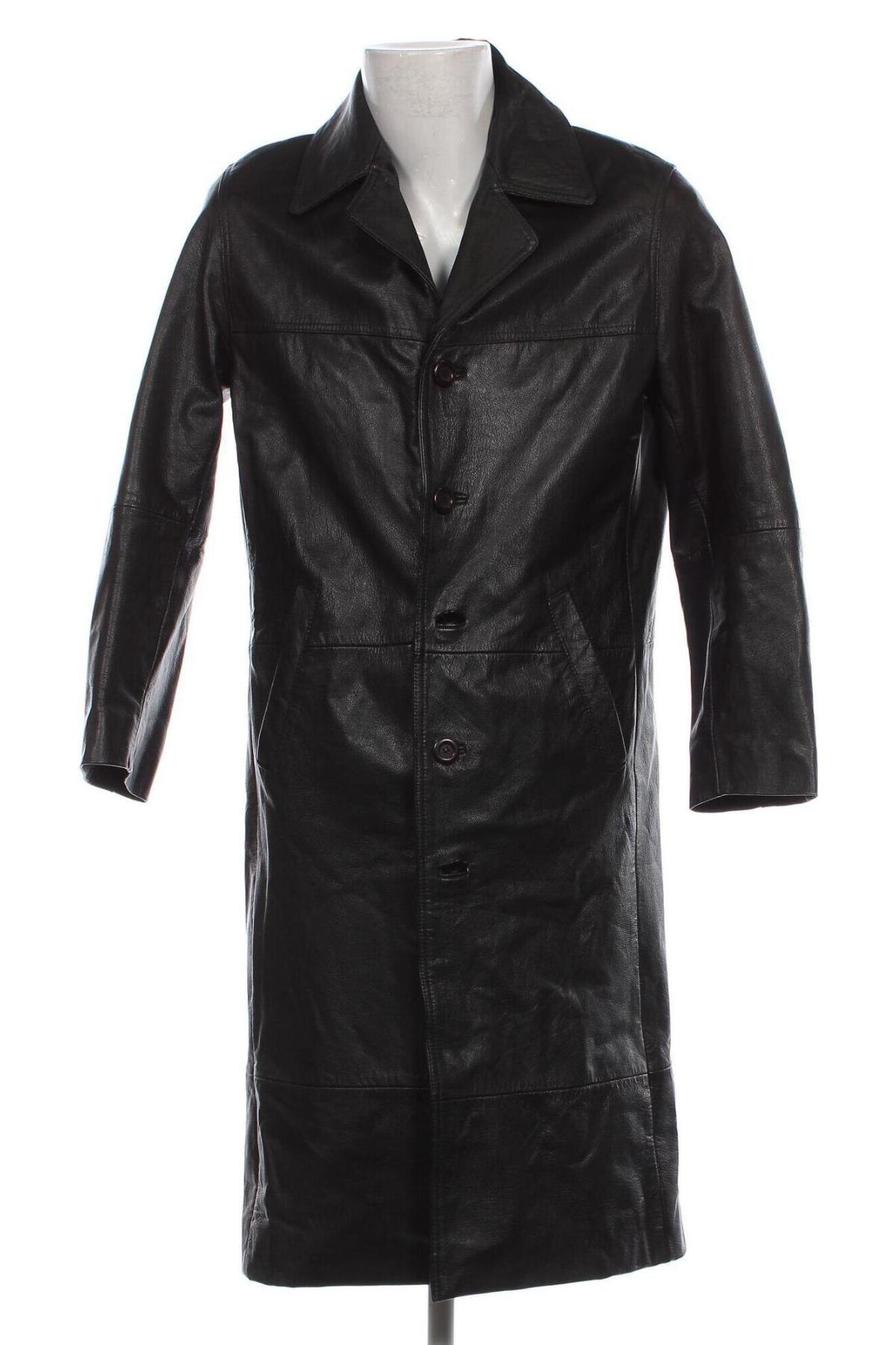 Pánska kožená bunda , Veľkosť S, Farba Čierna, Cena  51,57 €