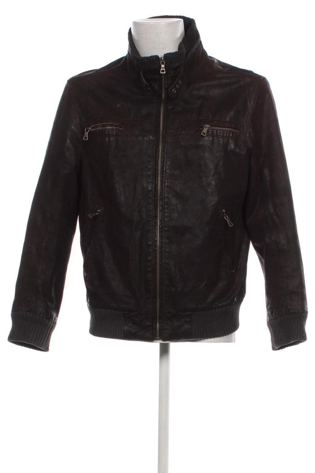 Herren Lederjacke, Größe M, Farbe Braun, Preis 67,01 €