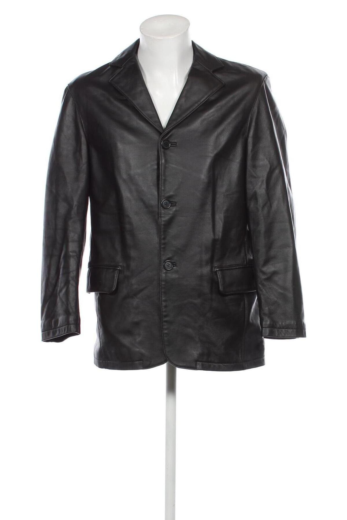 Herren Lederjacke, Größe L, Farbe Schwarz, Preis € 63,29