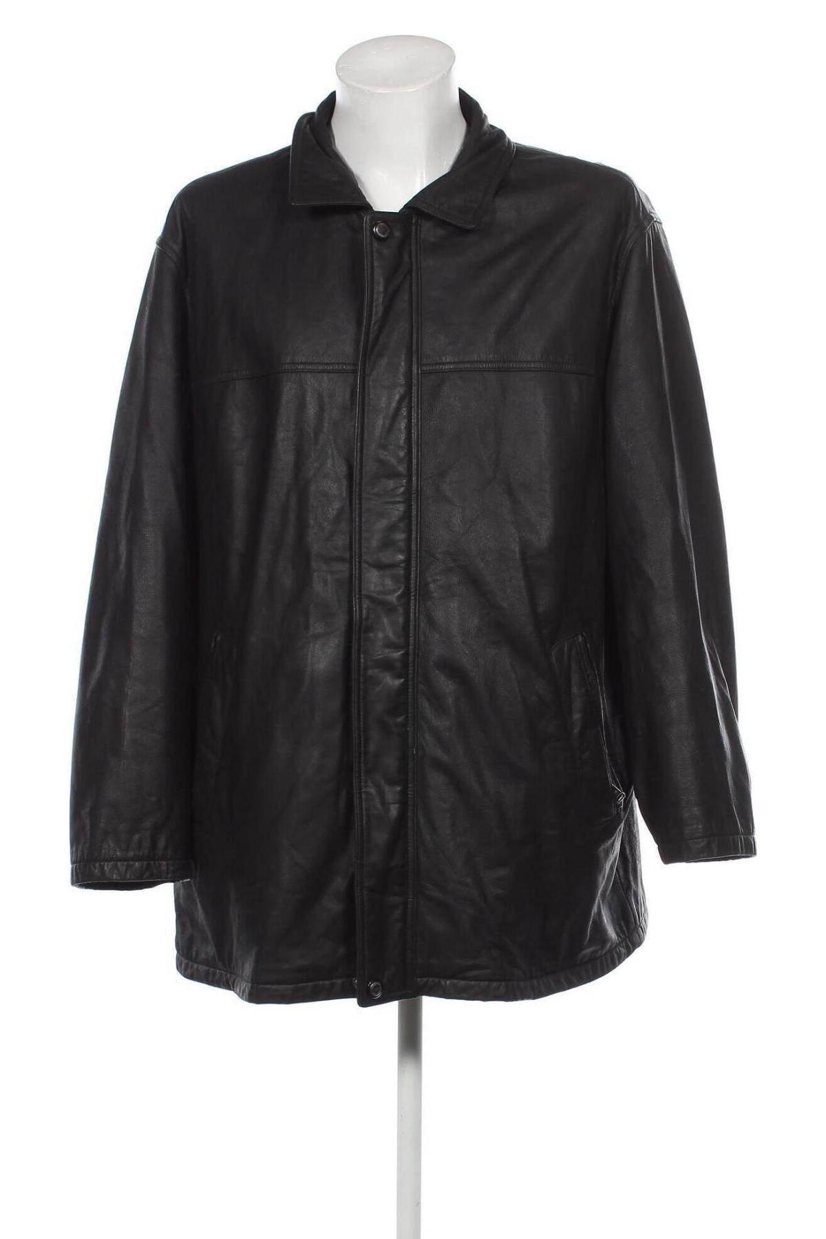 Pánska kožená bunda , Veľkosť L, Farba Čierna, Cena  54,60 €