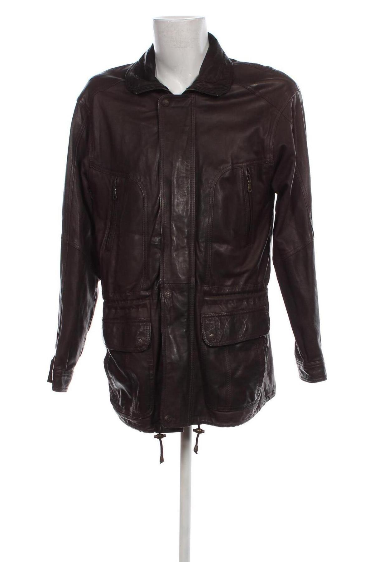 Herren Lederjacke, Größe M, Farbe Braun, Preis 67,01 €