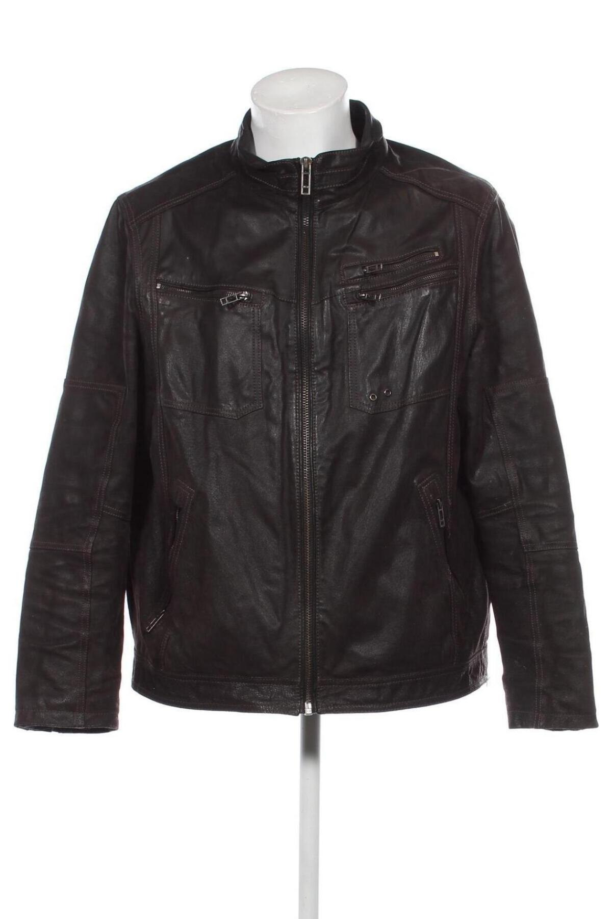 Herren Lederjacke Angelo Litrico, Größe L, Farbe Schwarz, Preis € 74,46