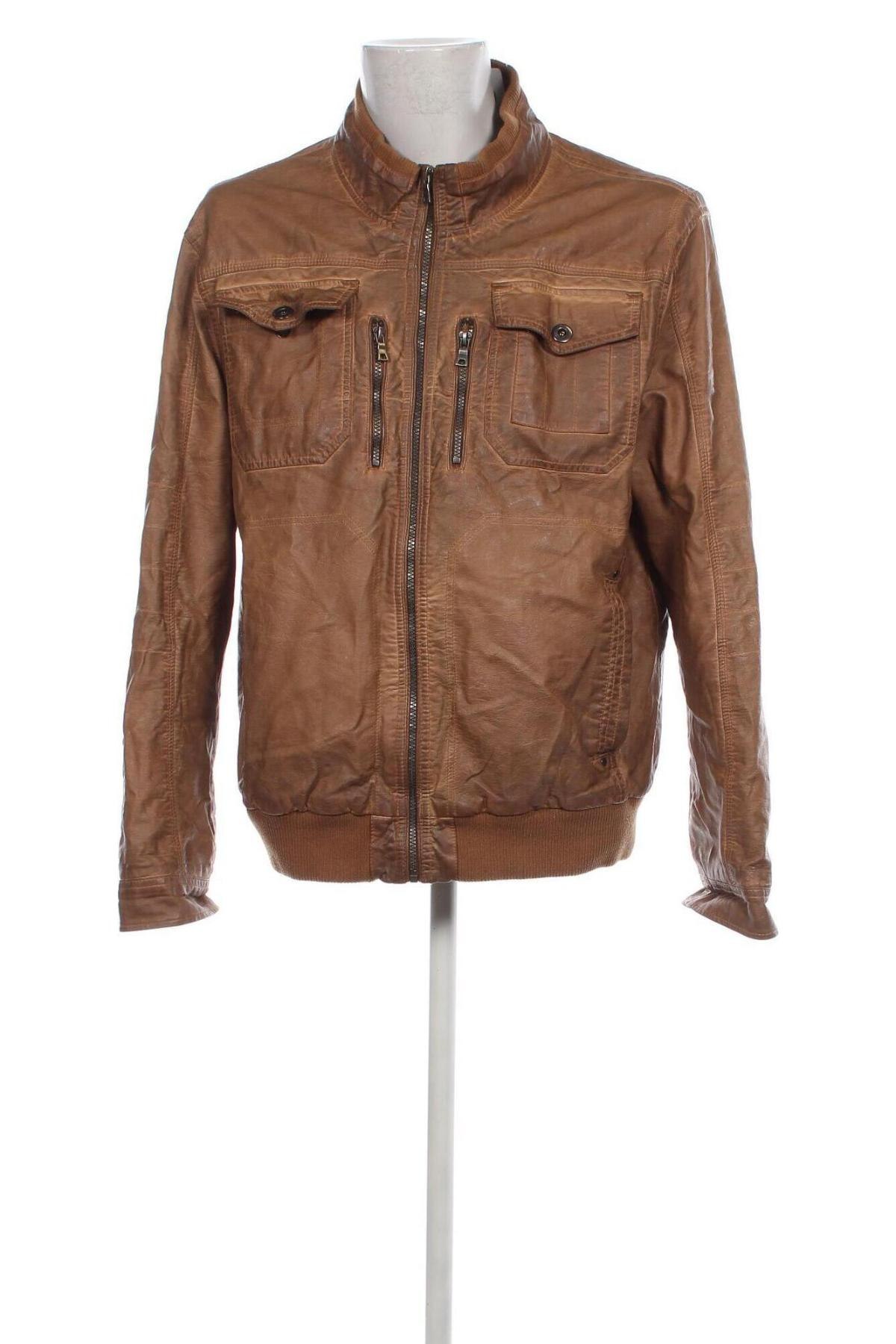 Herren Lederjacke Bexleys, Größe XXL, Farbe Beige, Preis € 26,61