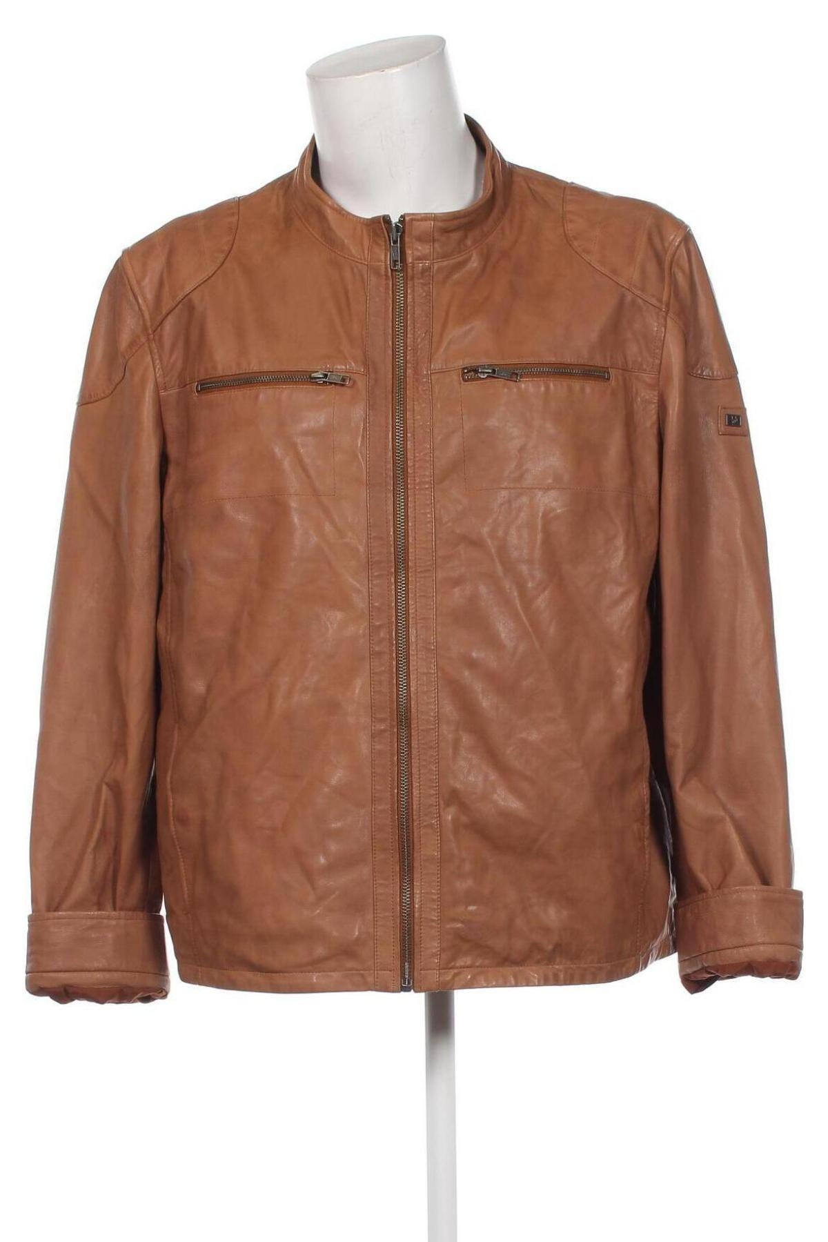 Herren Lederjacke Bruno Banani, Größe 3XL, Farbe Braun, Preis 89,56 €