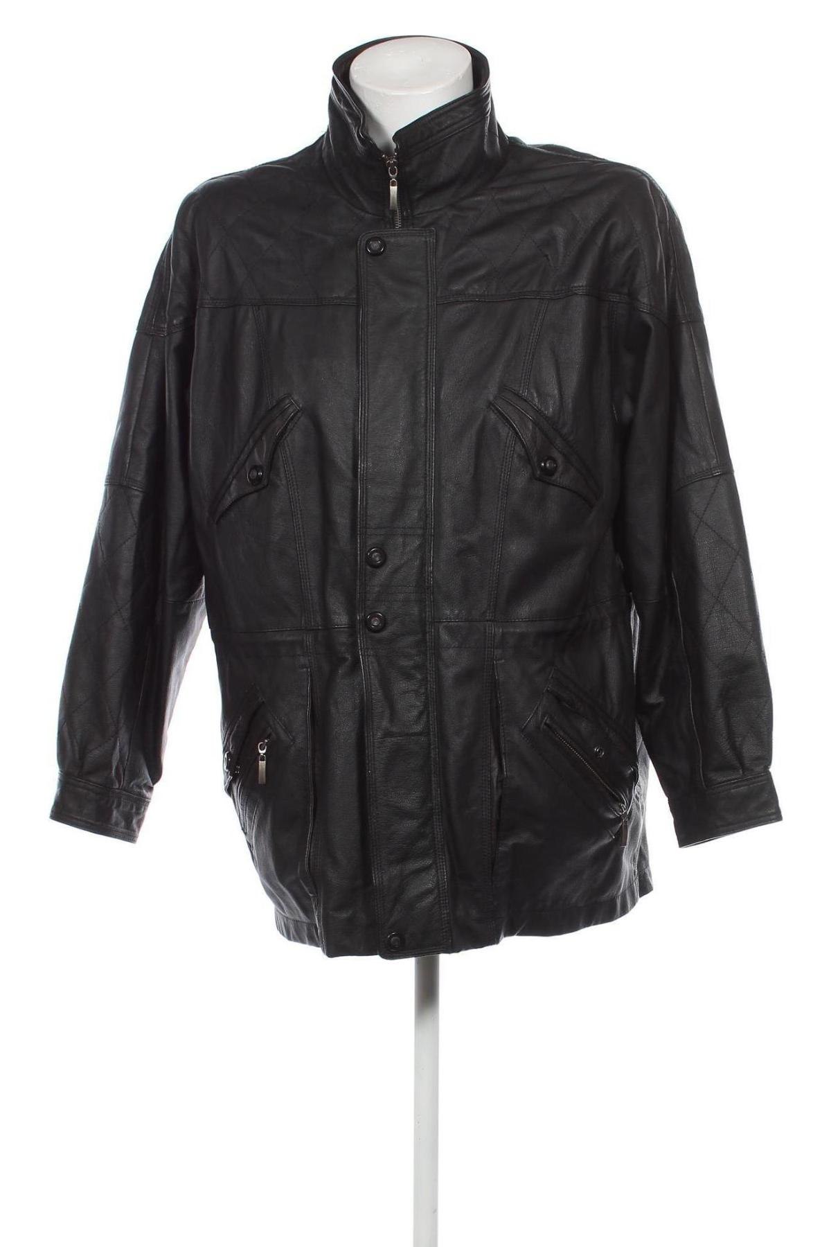 Pánska kožená bunda  Canda, Veľkosť L, Farba Čierna, Cena  57,64 €