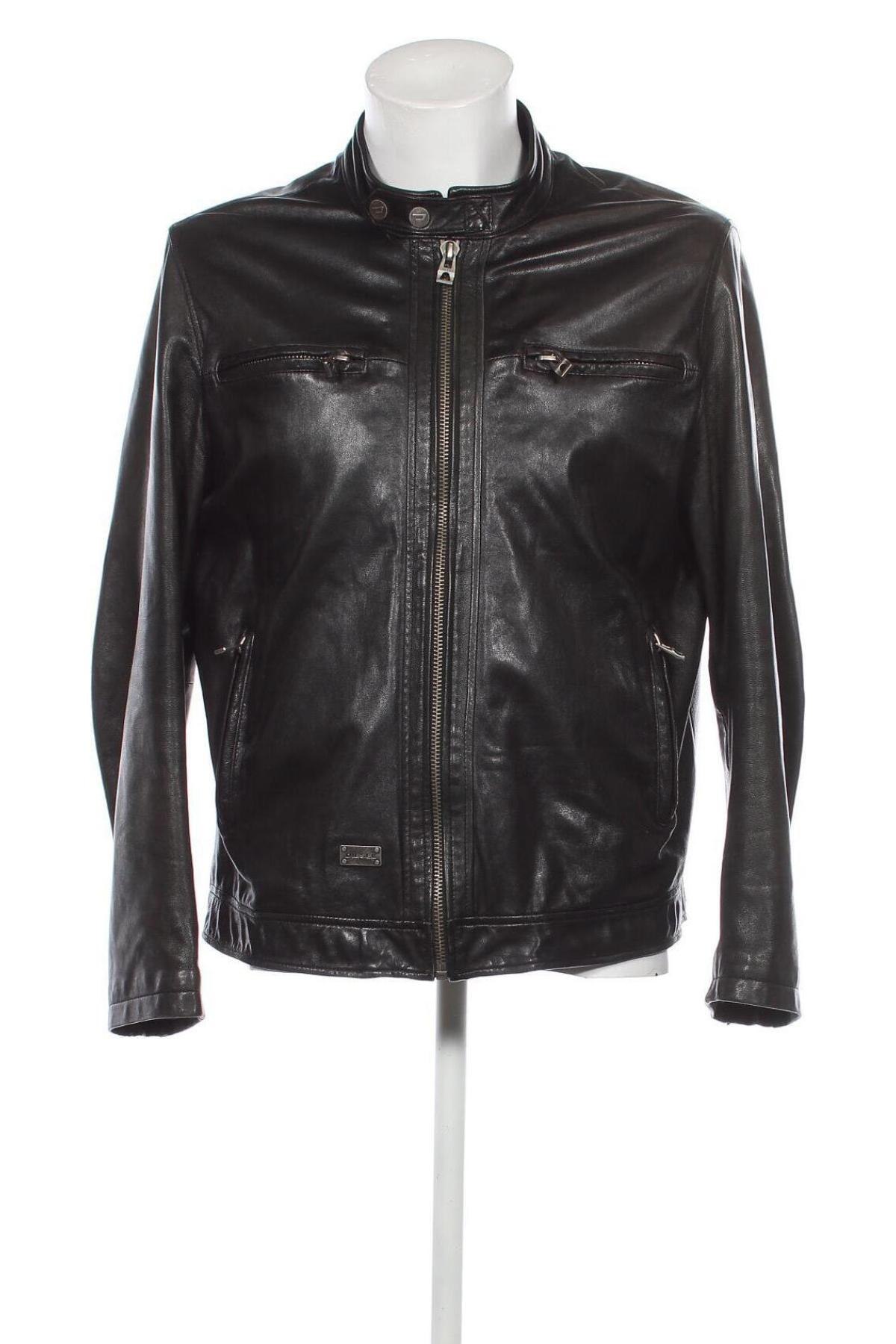 Herren Lederjacke Diesel, Größe XXL, Farbe Schwarz, Preis € 298,21