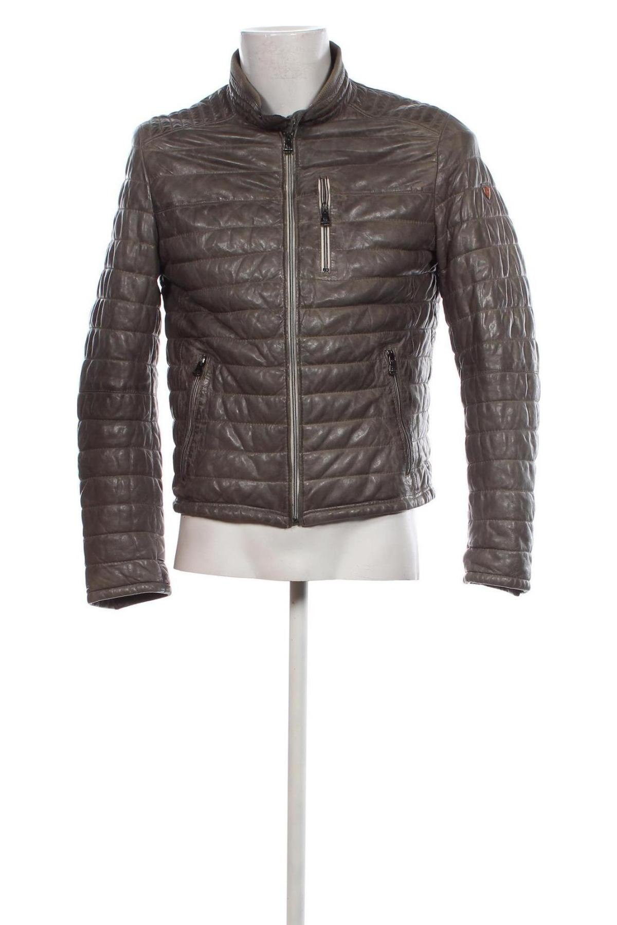 Herren Lederjacke Emilio Adani, Größe M, Farbe Grün, Preis € 94,53