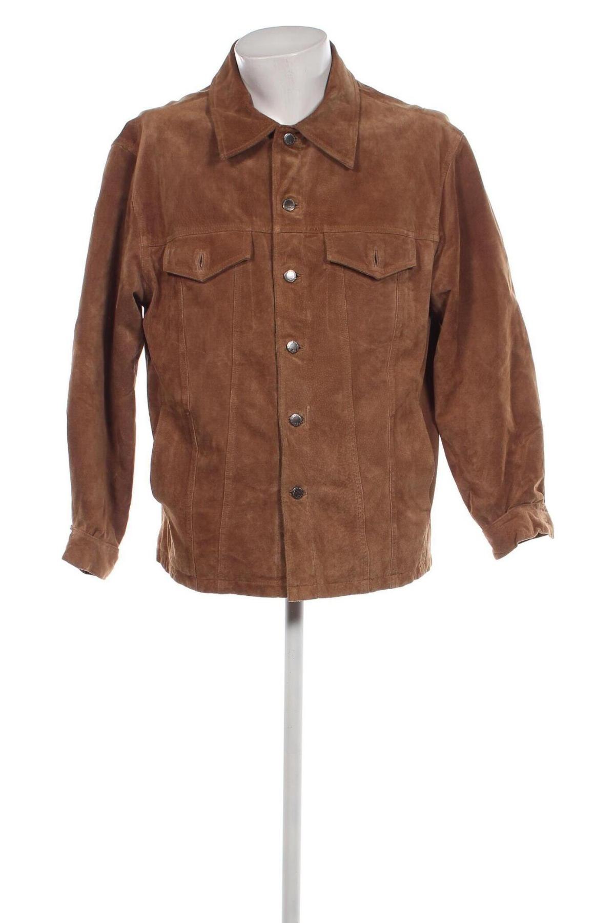 Pánska kožená bunda  Engbers, Veľkosť XL, Farba Béžová, Cena  121,73 €
