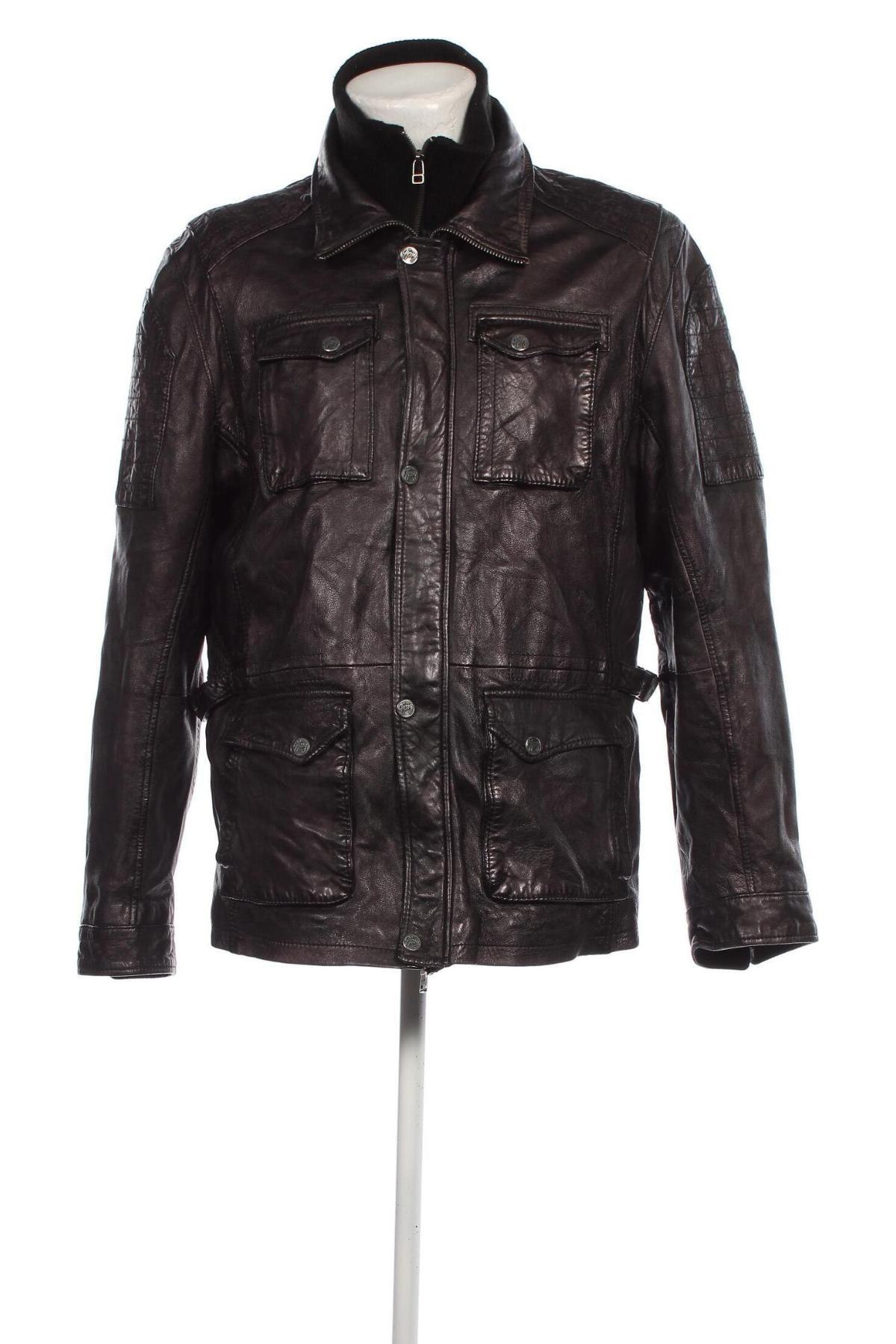 Pánska kožená bunda  Gipsy, Veľkosť XXL, Farba Čierna, Cena  128,14 €
