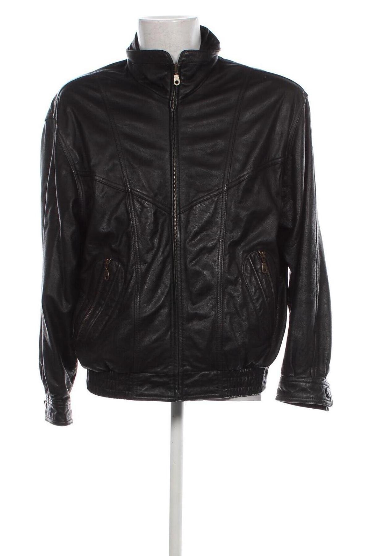 Herren Lederjacke Henry Morell, Größe L, Farbe Schwarz, Preis € 67,01