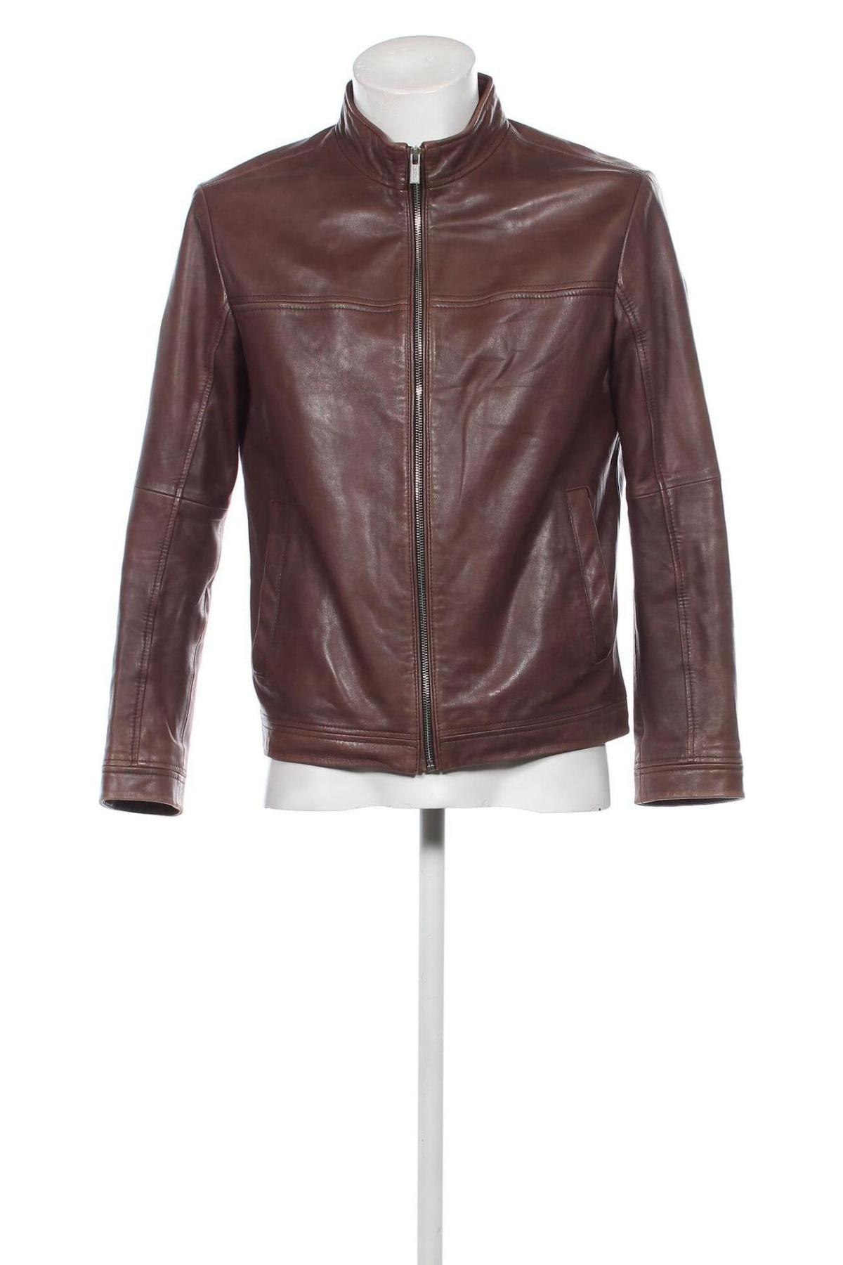 Herren Lederjacke Hugo Boss, Größe S, Farbe Braun, Preis € 443,45