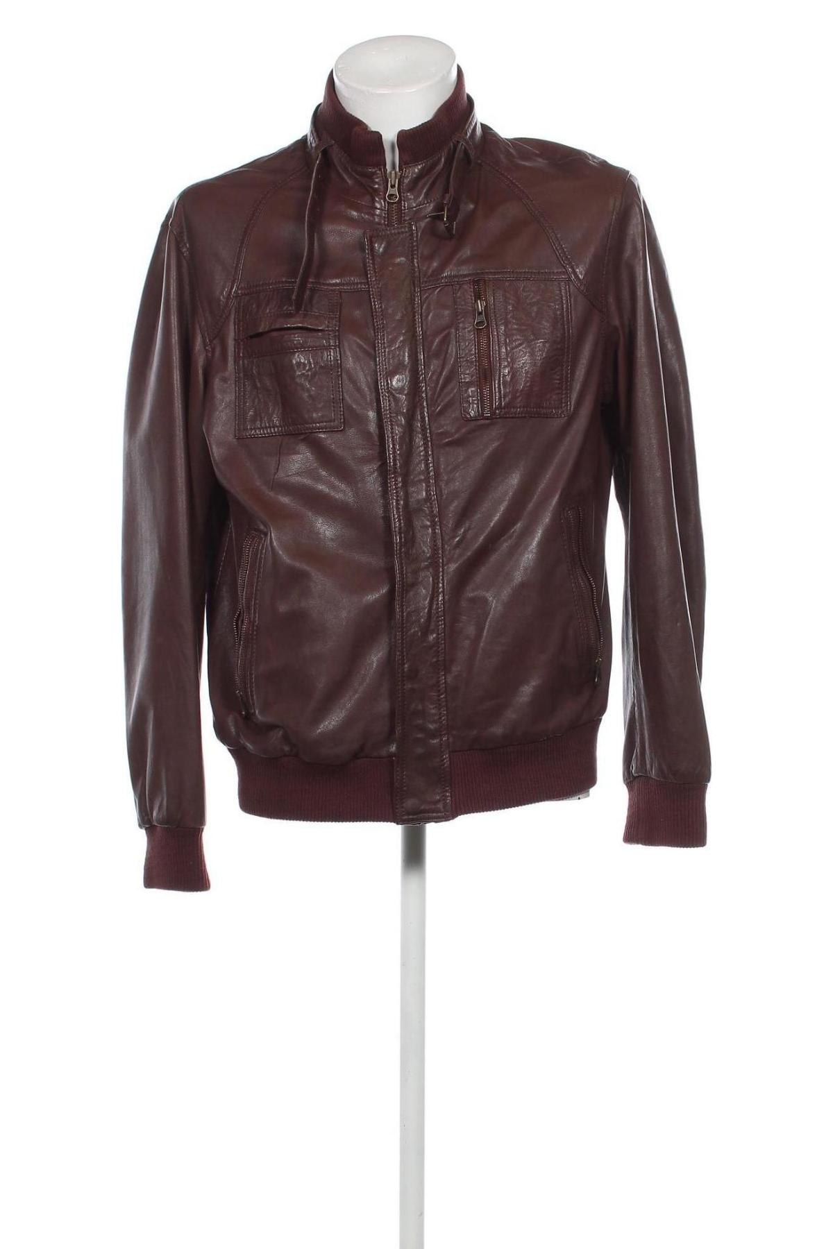 Herren Lederjacke Manguun, Größe XL, Farbe Braun, Preis € 63,29