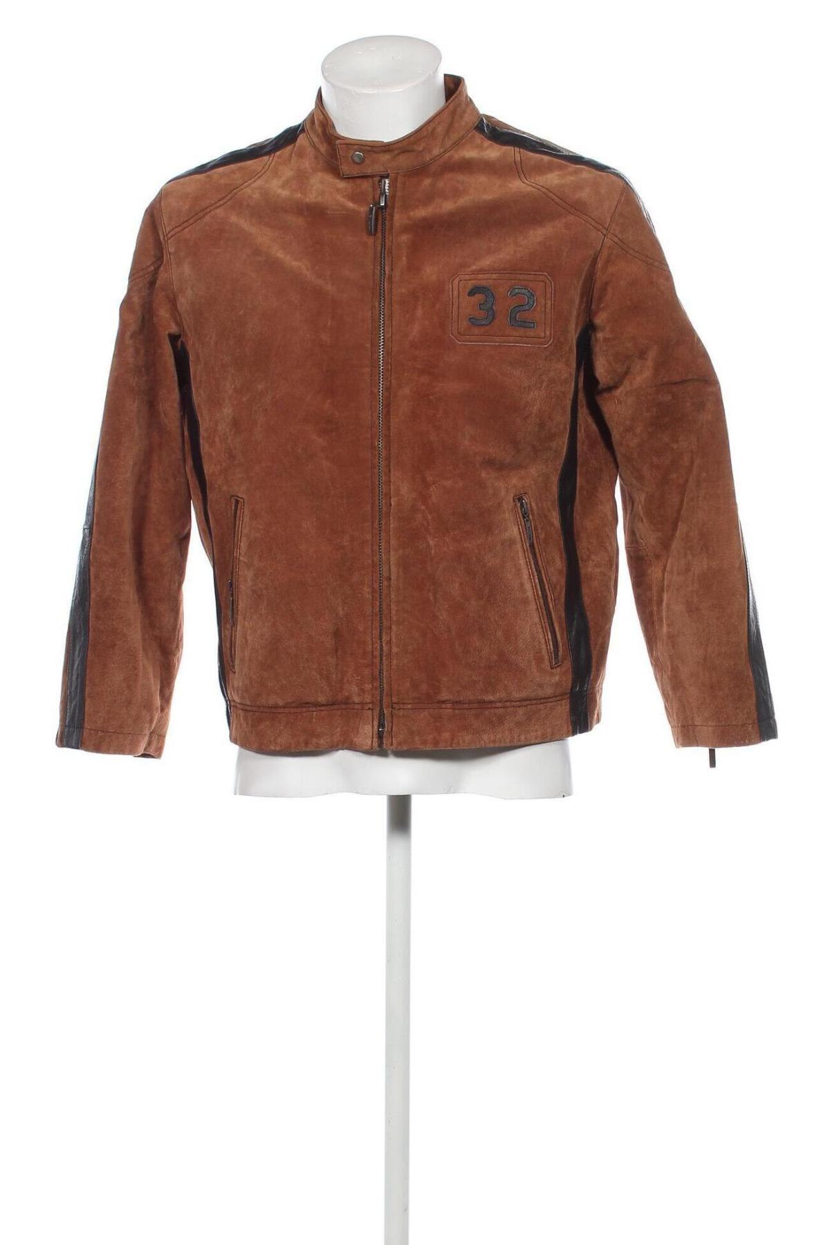 Herren Lederjacke Mustang, Größe M, Farbe Beige, Preis € 89,56