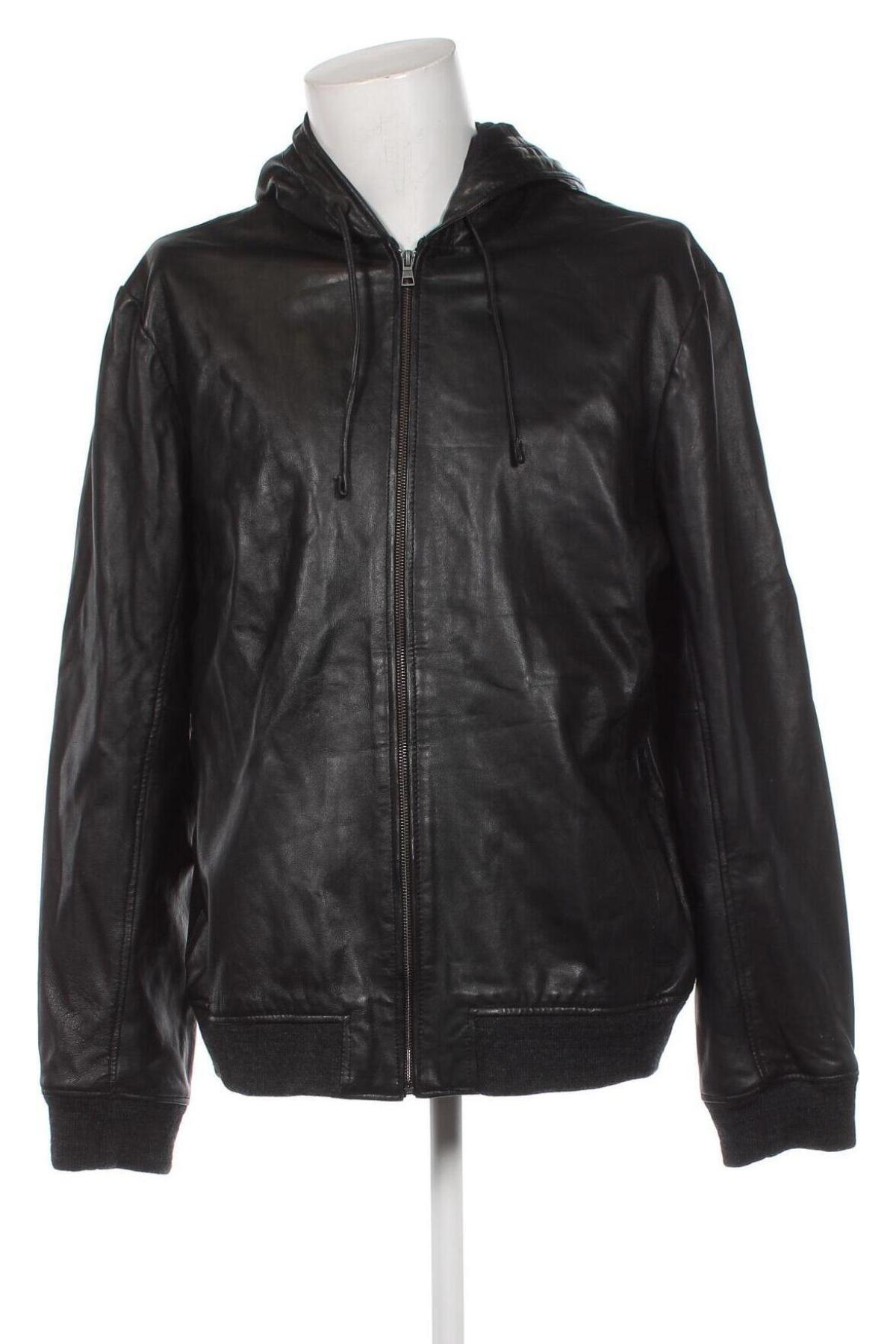 Herren Lederjacke Pier One, Größe XXL, Farbe Schwarz, Preis € 70,74