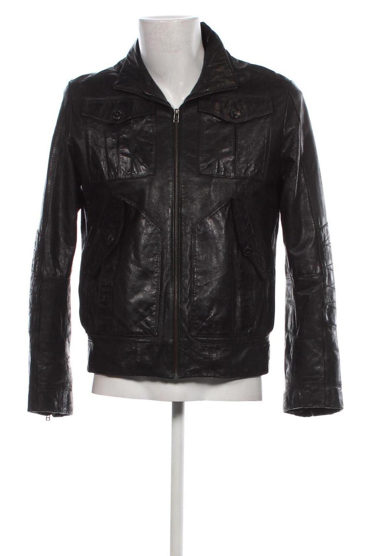 Herren Lederjacke WE, Größe M, Farbe Schwarz, Preis 67,01 €