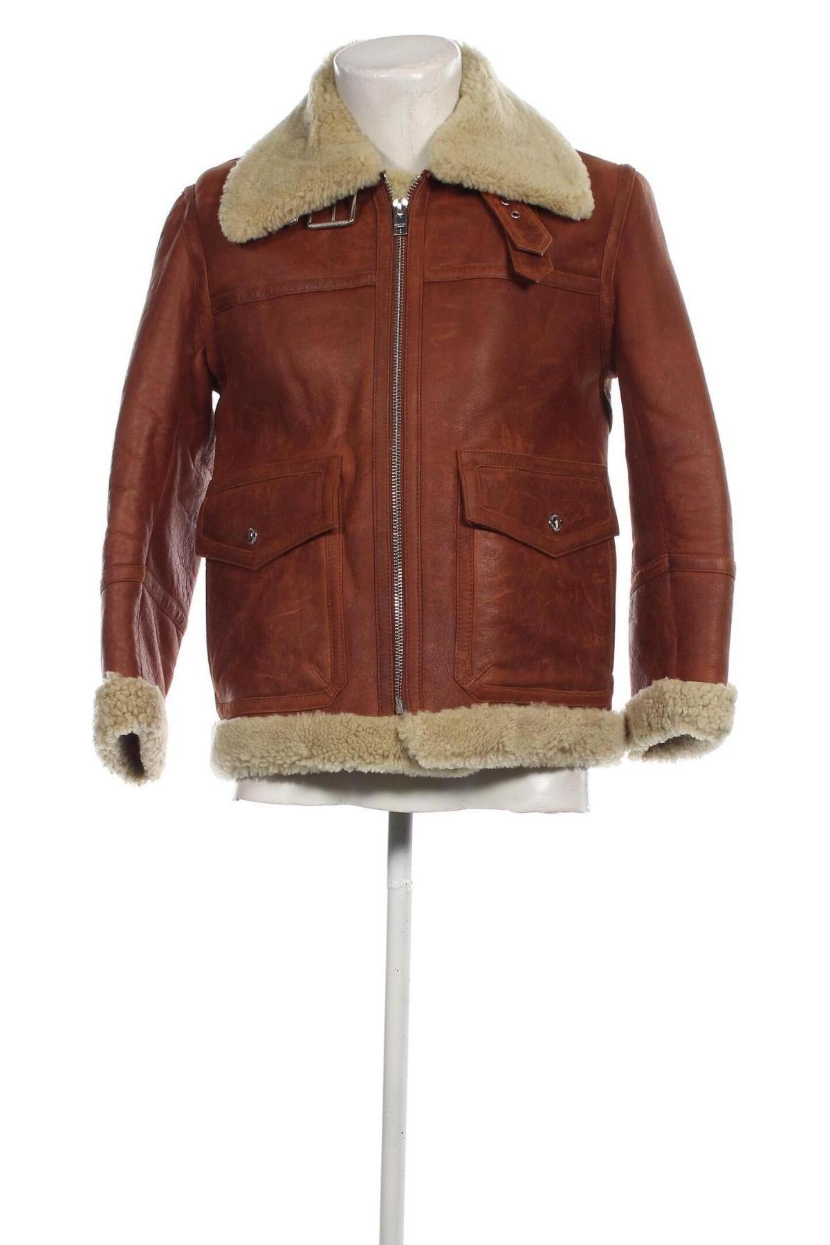 Pánska kožená bunda  Zadig & Voltaire, Veľkosť S, Farba Hnedá, Cena  328,49 €