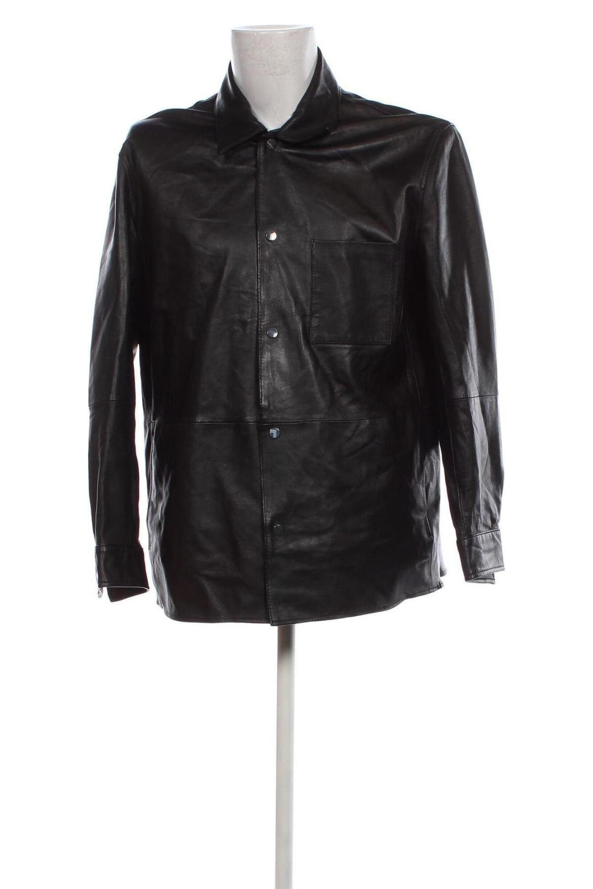 Herren Lederjacke Zara, Größe XL, Farbe Schwarz, Preis € 61,93