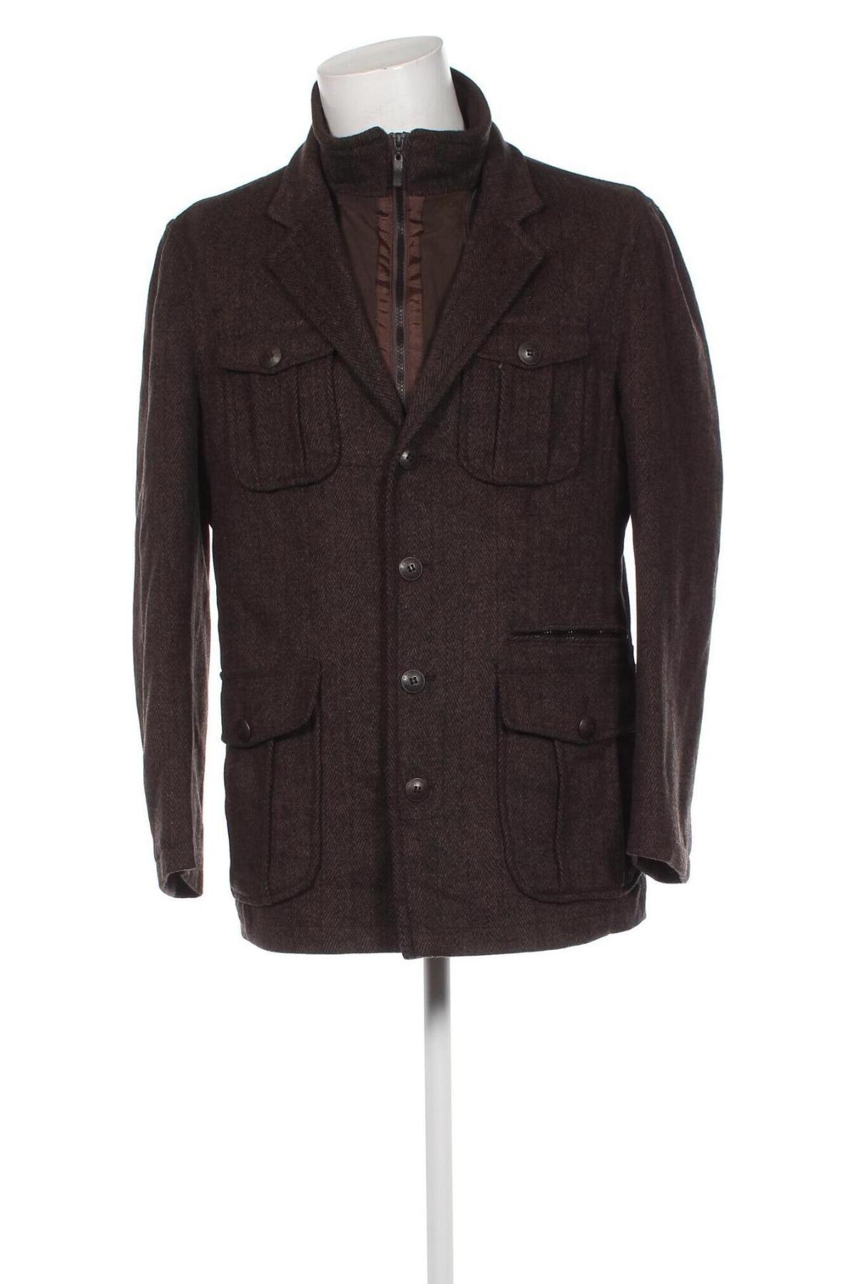 Мъжко палто, Размер M, Цвят Сив, Цена 66,34 лв.