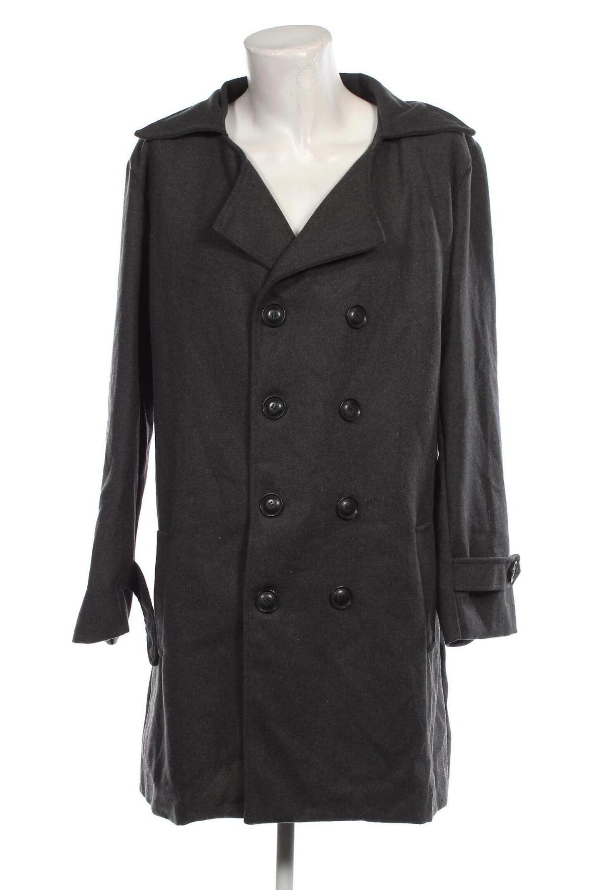 Ανδρικά παλτό, Μέγεθος 4XL, Χρώμα Γκρί, Τιμή 59,57 €