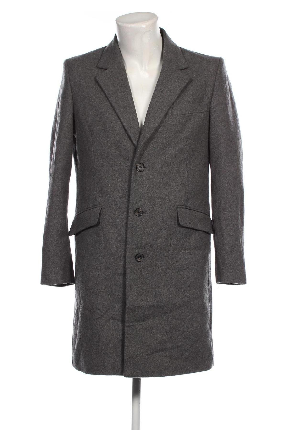 Мъжко палто ASOS, Размер M, Цвят Сив, Цена 44,50 лв.