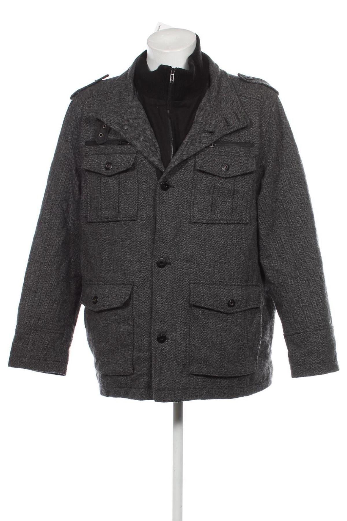 Ανδρικά παλτό Angelo Litrico, Μέγεθος XXL, Χρώμα Γκρί, Τιμή 37,07 €