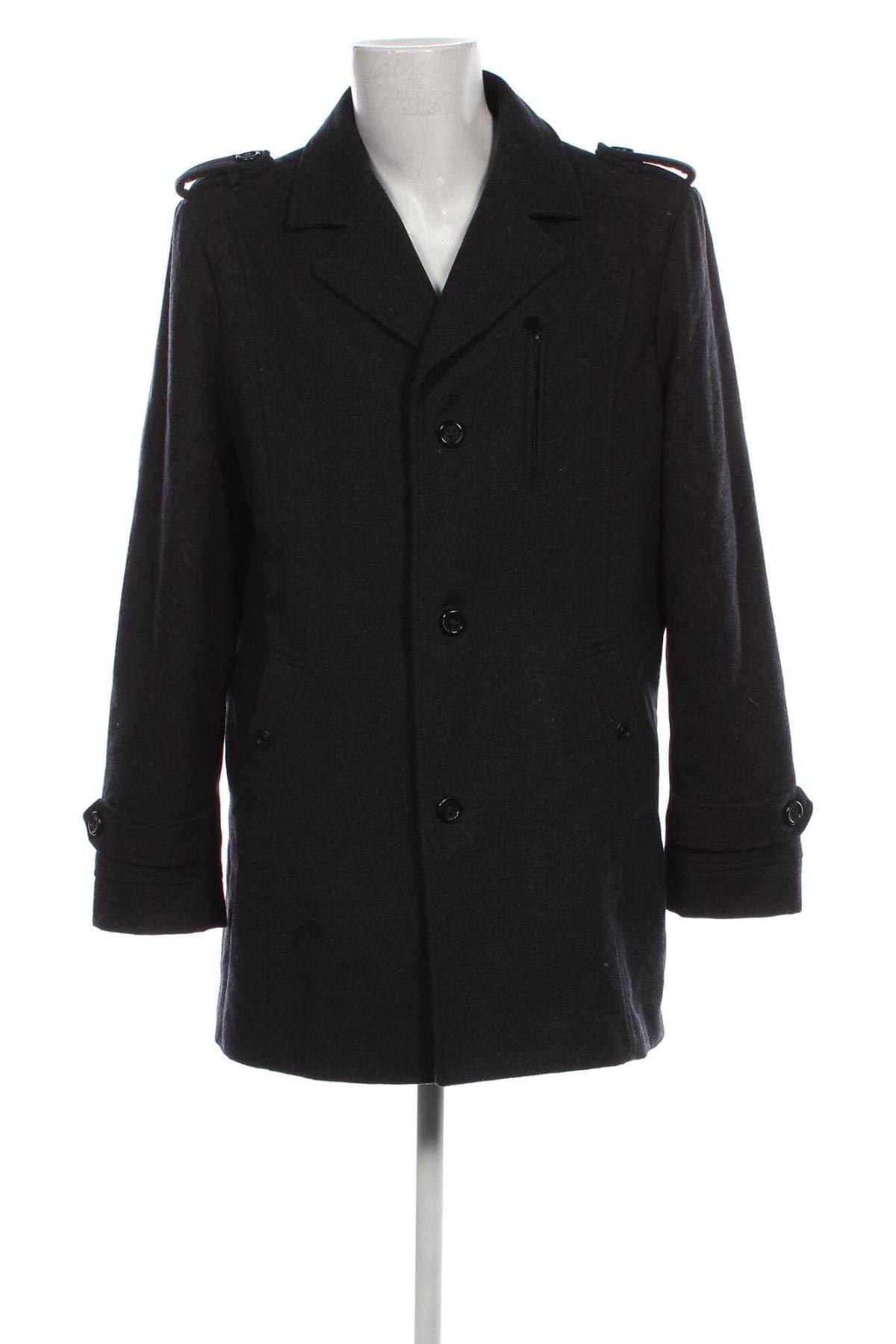 Мъжко палто Clockhouse, Размер XL, Цвят Сив, Цена 59,92 лв.