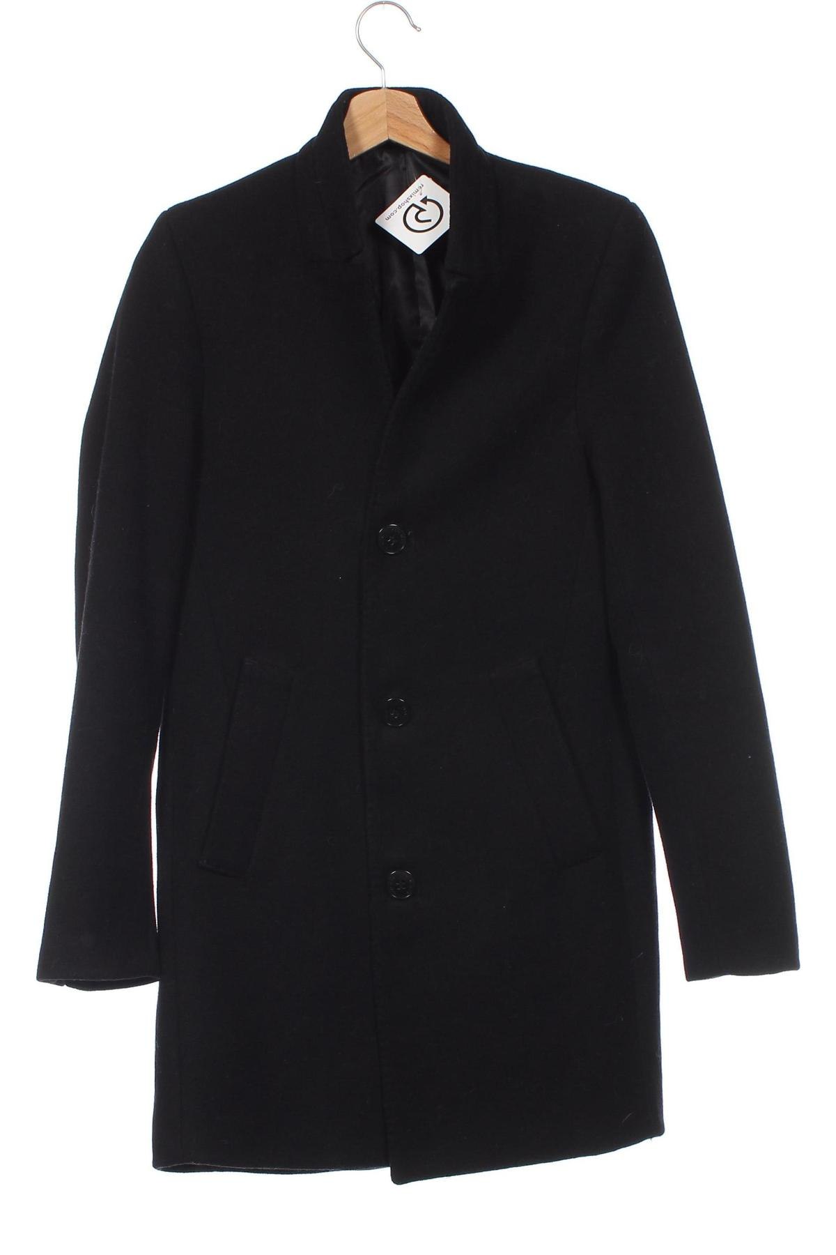 Pánský kabát  H&M, Velikost L, Barva Černá, Cena  1 029,00 Kč