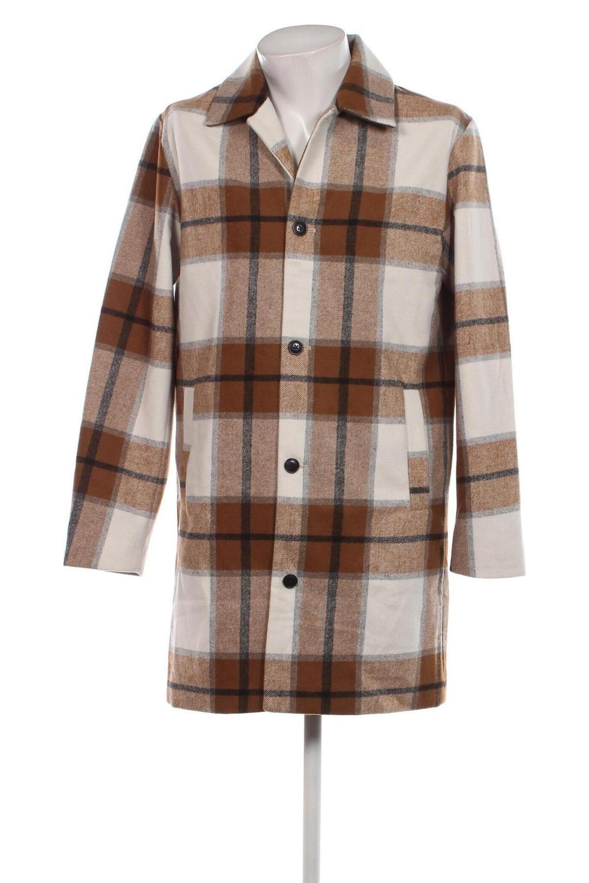 Мъжко палто Jack & Jones, Размер L, Цвят Многоцветен, Цена 123,38 лв.