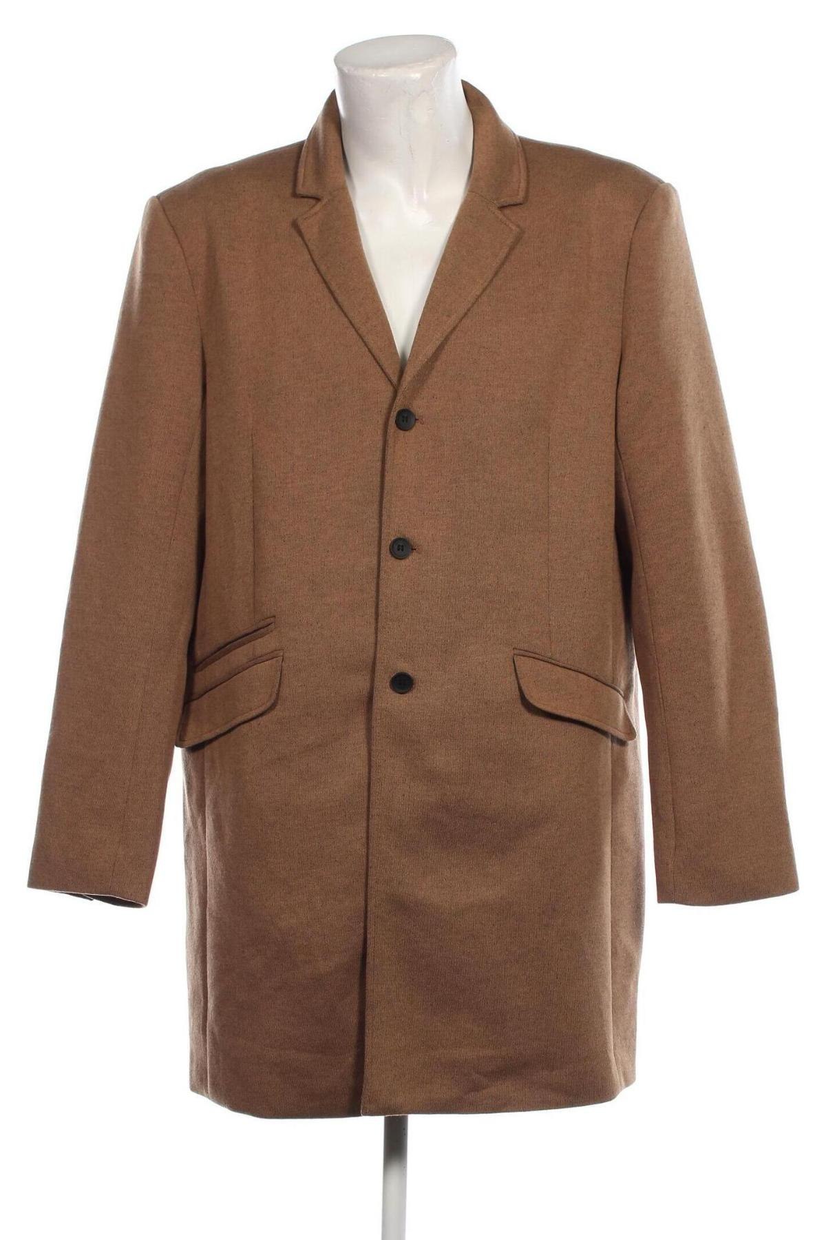 Ανδρικά παλτό Only & Sons, Μέγεθος XXL, Χρώμα  Μπέζ, Τιμή 50,54 €