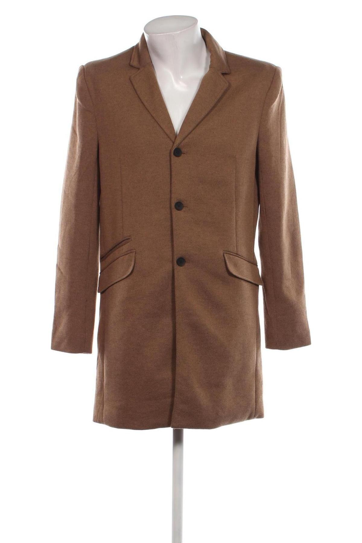 Ανδρικά παλτό Only & Sons, Μέγεθος M, Χρώμα Καφέ, Τιμή 44,33 €