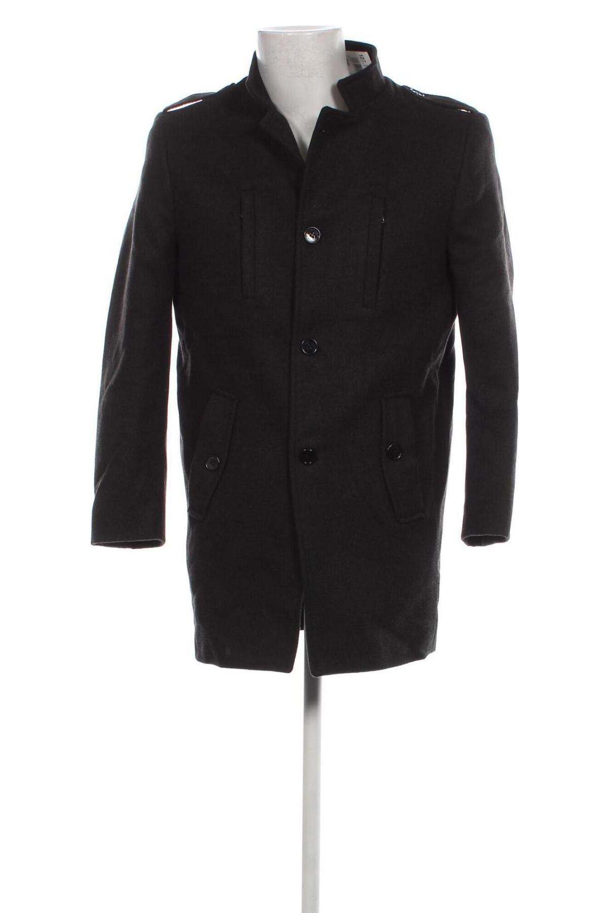 Мъжко палто RedBridge, Размер S, Цвят Сив, Цена 40,92 лв.