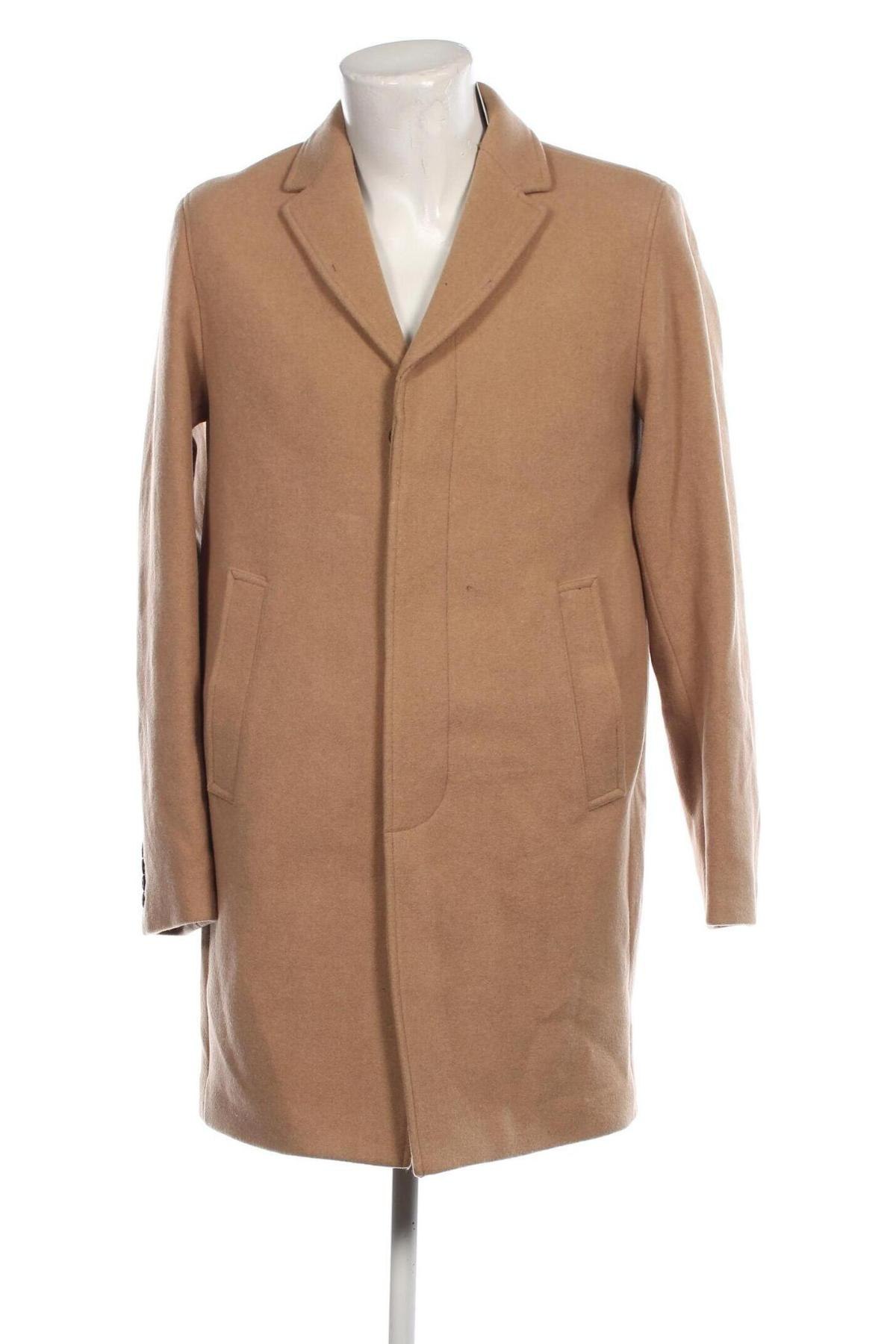 Herrenmantel Selected Homme, Größe L, Farbe Beige, Preis € 43,99