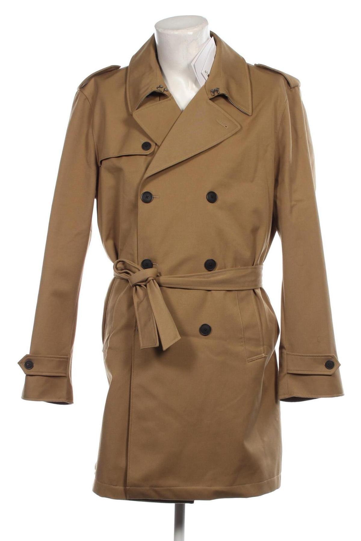 Ανδρικά παλτό Selected Homme, Μέγεθος XXL, Χρώμα  Μπέζ, Τιμή 64,18 €