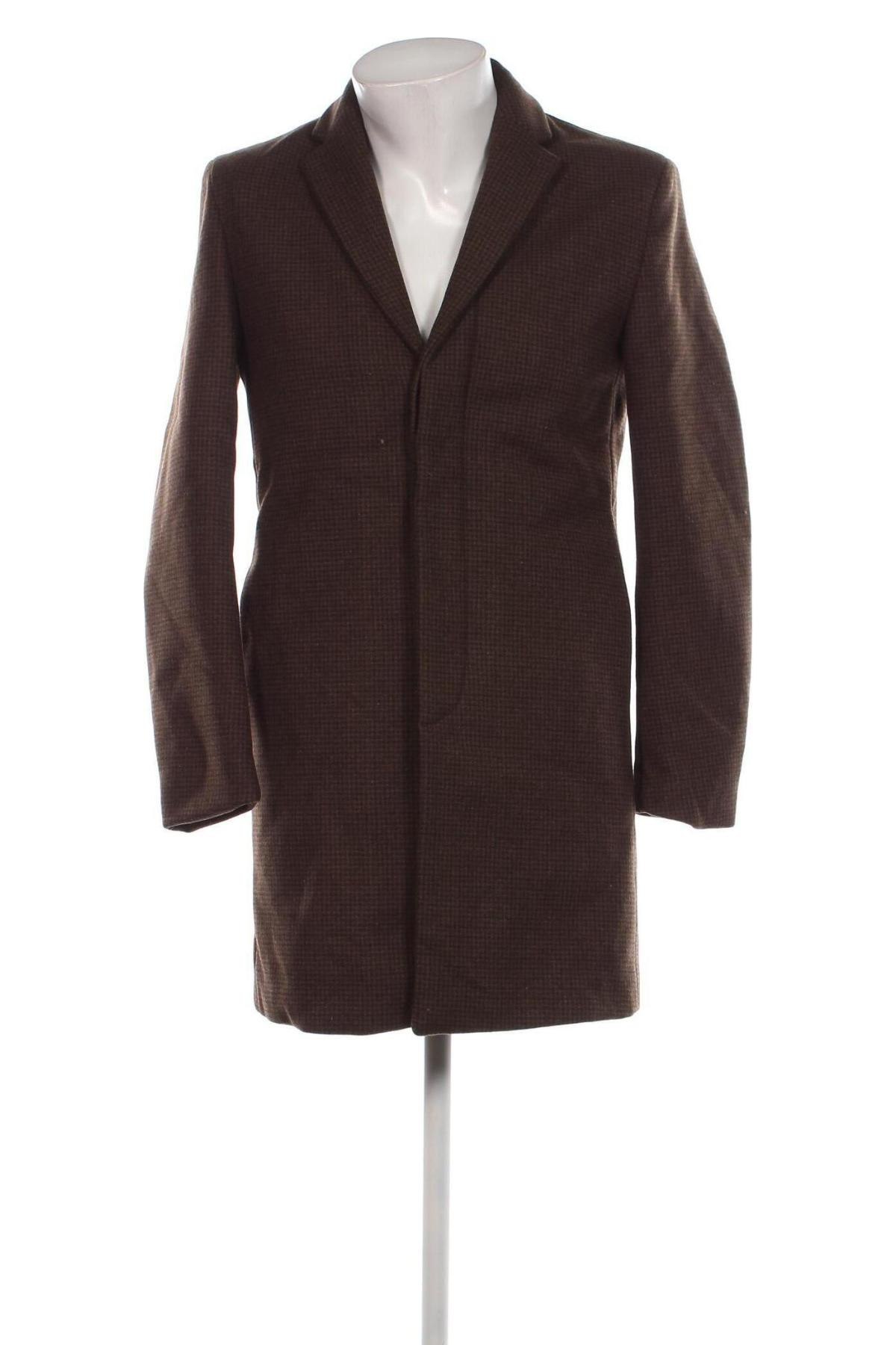 Мъжко палто Selected Homme, Размер S, Цвят Кафяв, Цена 196,70 лв.