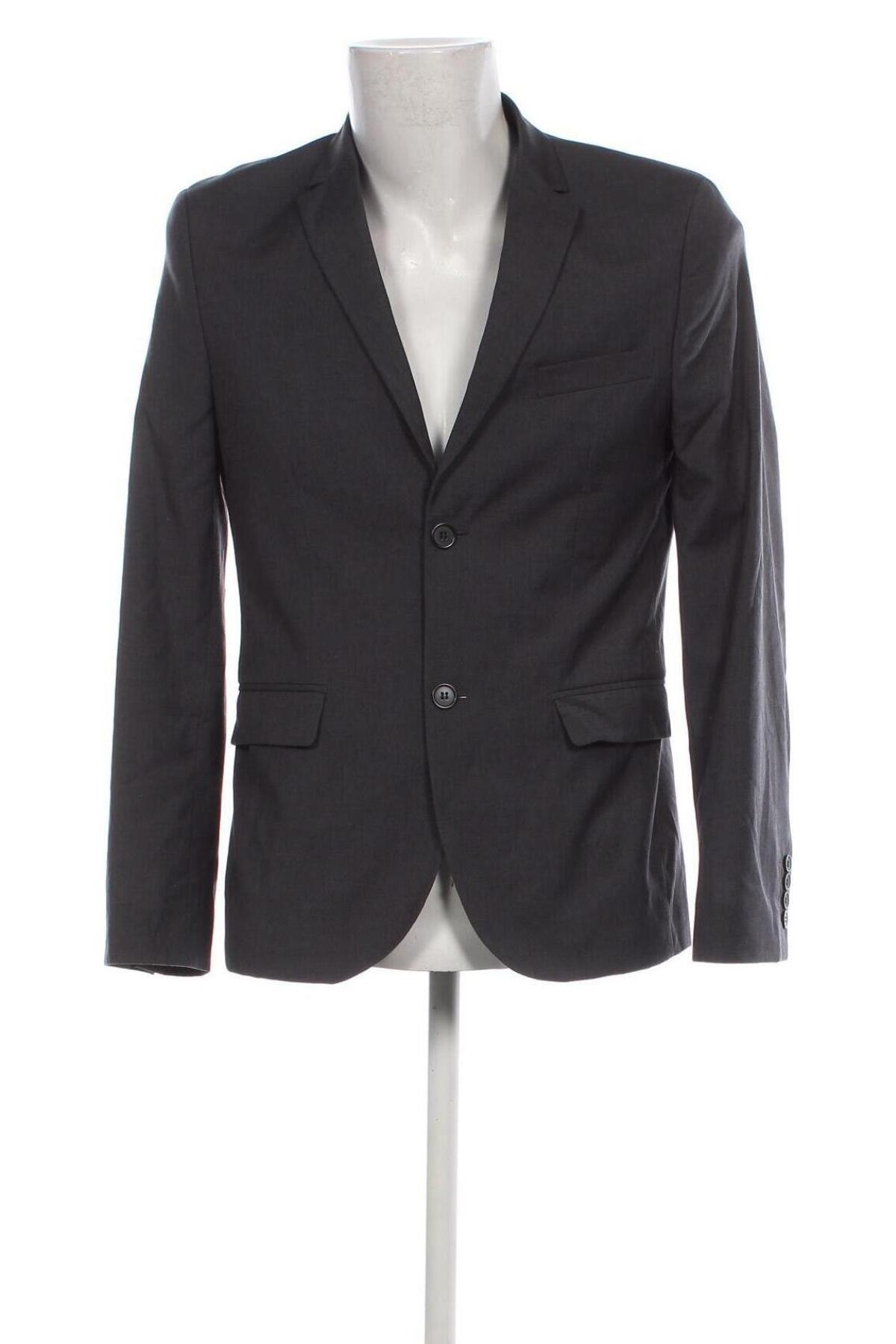 Мъжко сако H&M, Размер XL, Цвят Сив, Цена 11,44 лв.